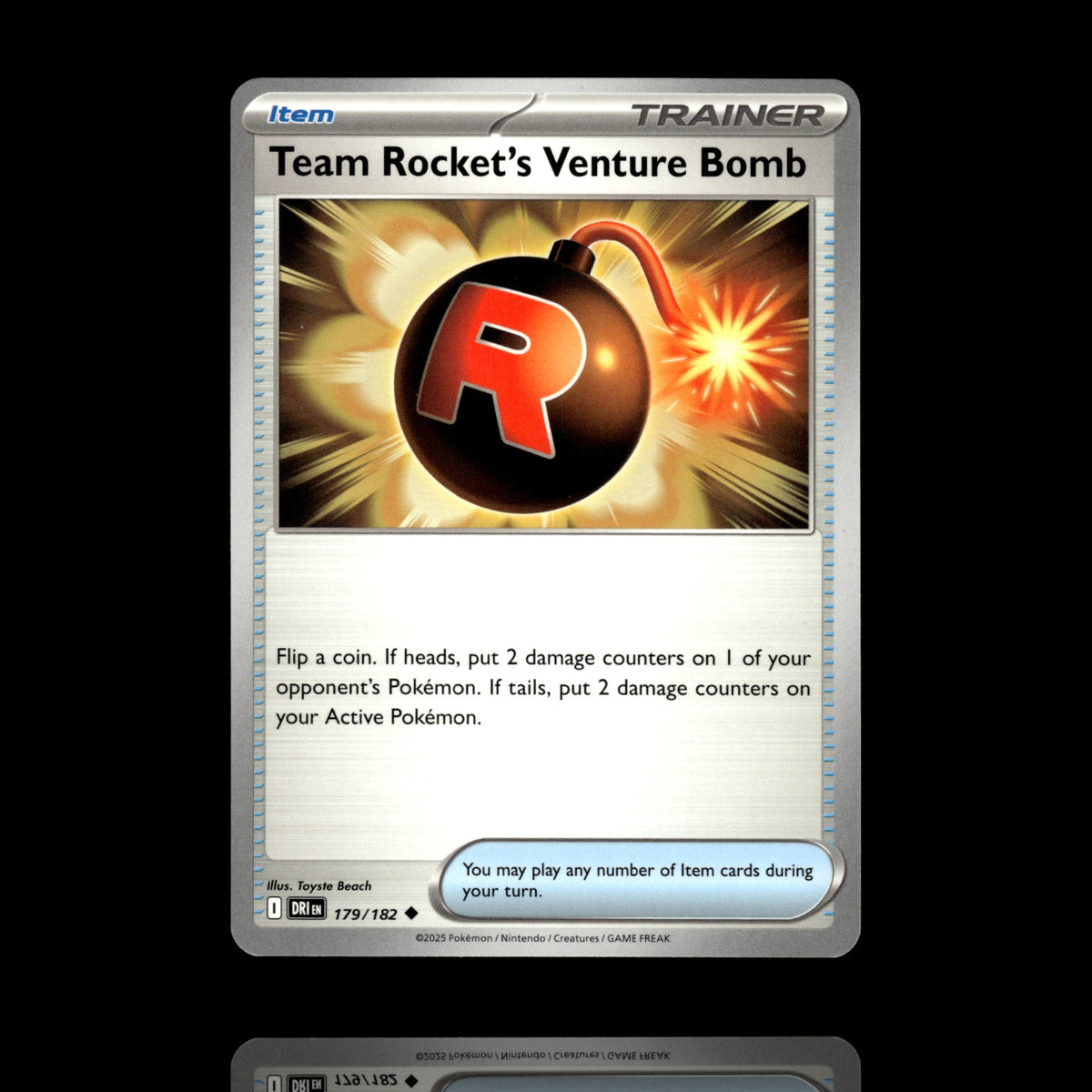 ▸ Team Rocket's Venture Bomb | SV10: Destined Rivals | Uncommon | 179/182 | NM