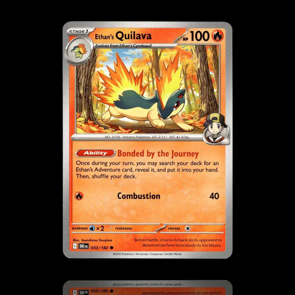 ▸ Ethan's Quilava | SV10: Destined Rivals | Common | 033/182 | NM