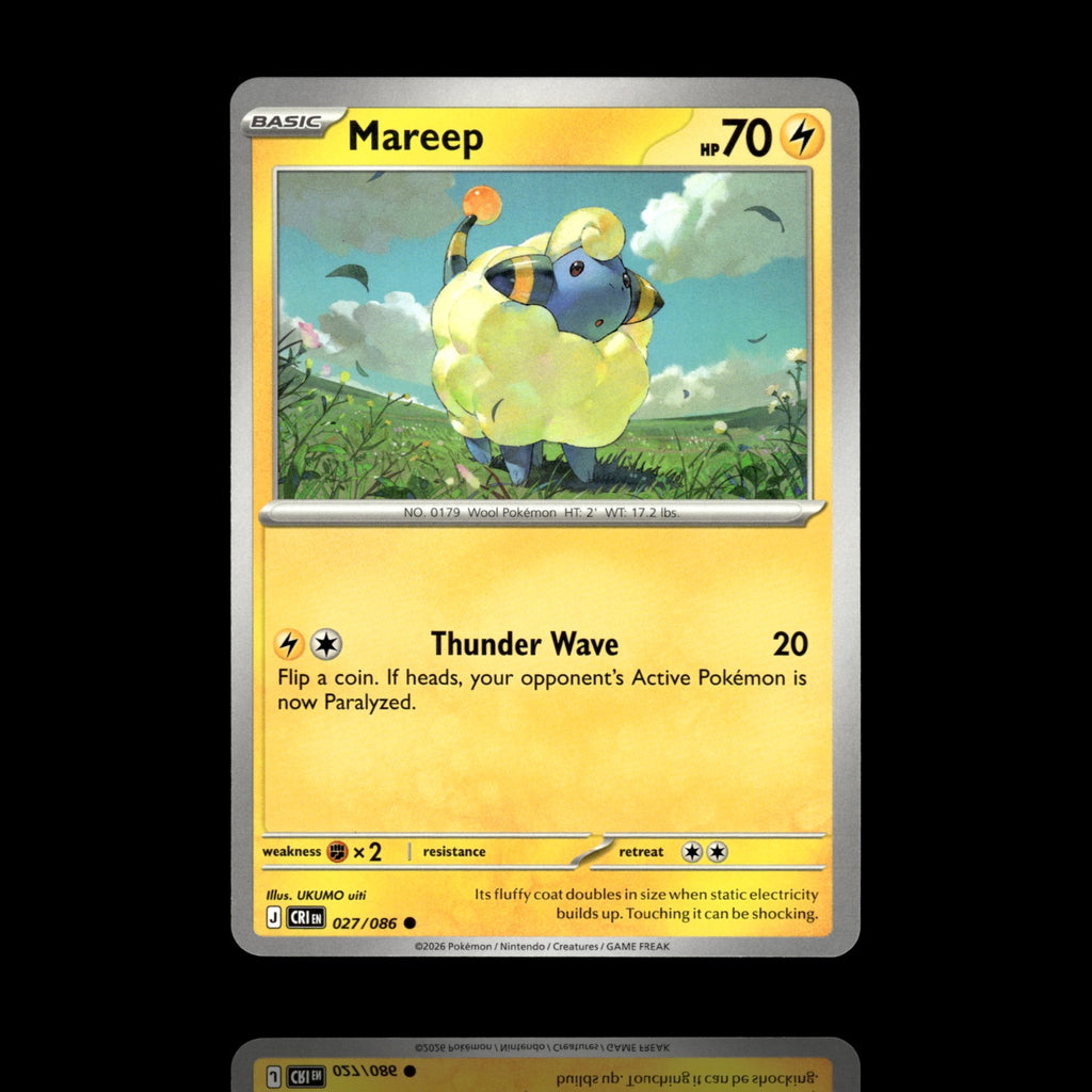 ▸ Mareep | ME04: Chaos Rising | Common | 027/086 | NM
