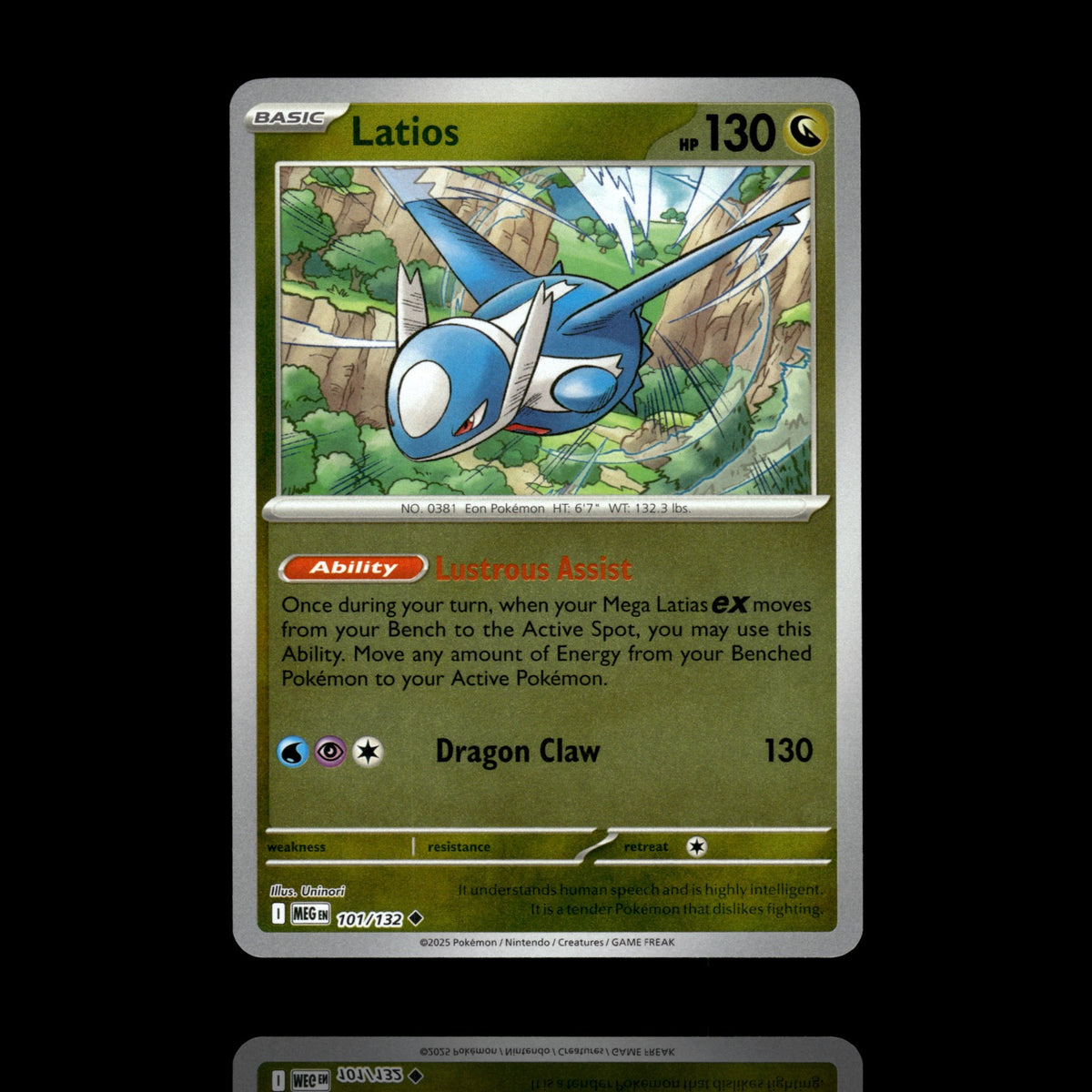 ▸ Latios | ME01: Mega Evolution | Reverse Holo | 101/132 | NM