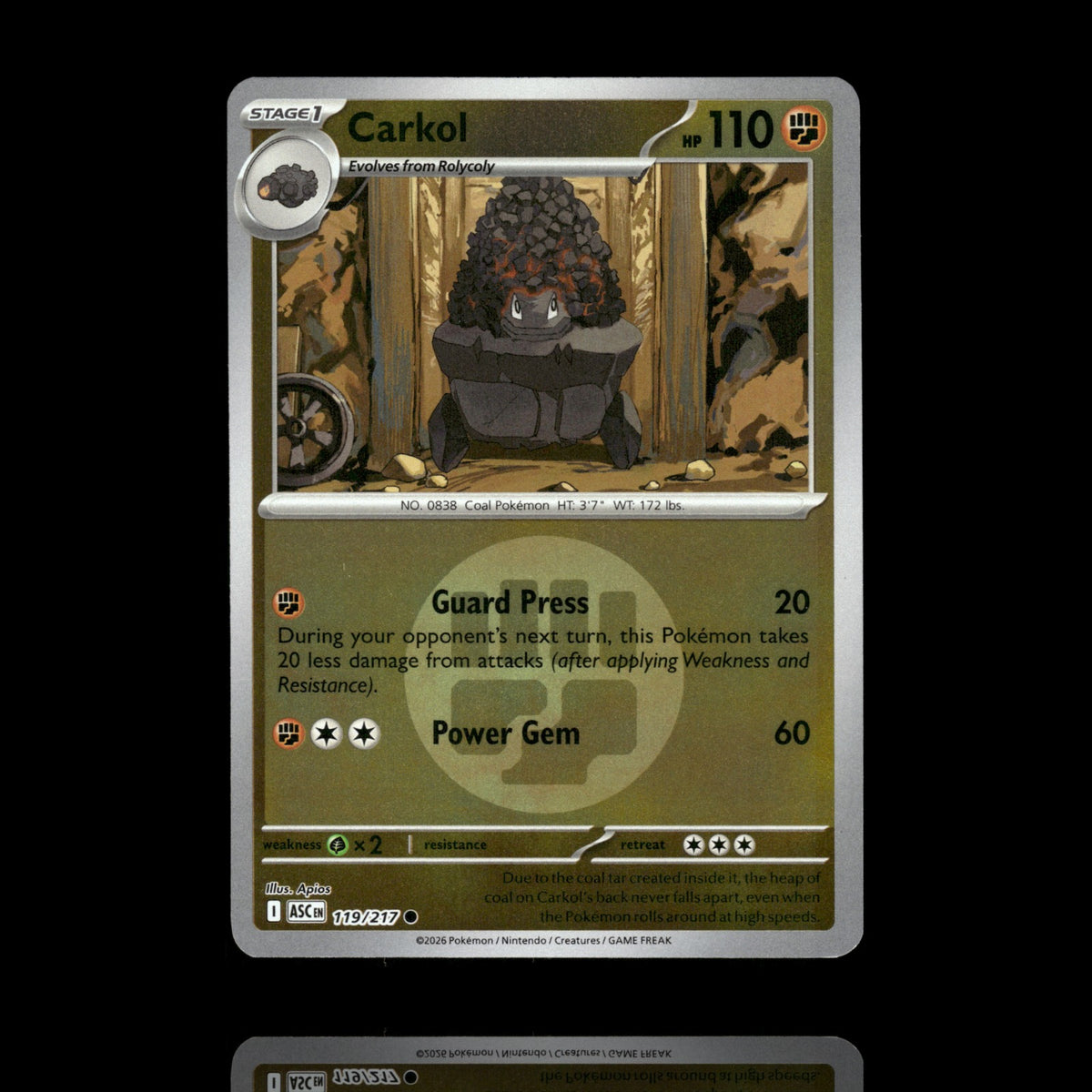 ▸ Carkol | ME: Ascended Heroes | Reverse Holo | 119/217 | NM