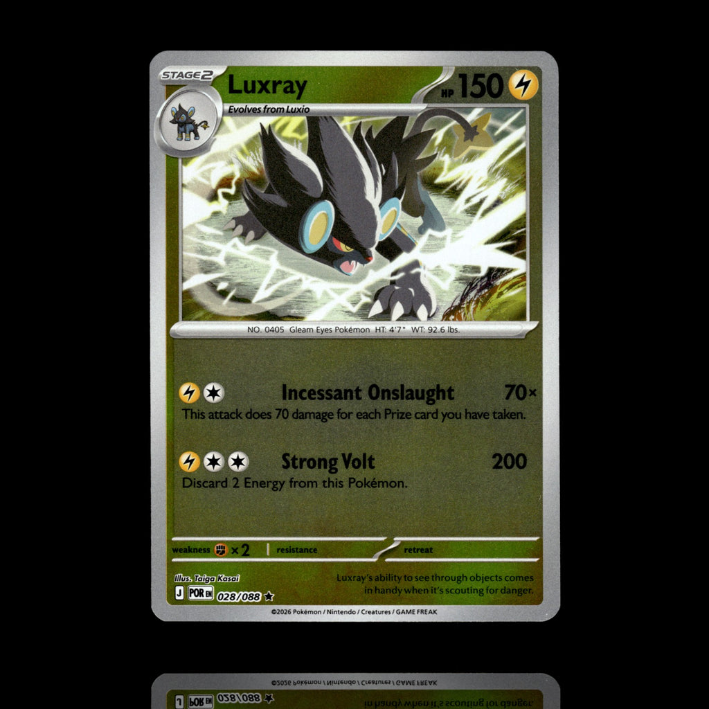 ▸ Luxray | ME03: Perfect Order | Reverse Holo | 028/088 | NM