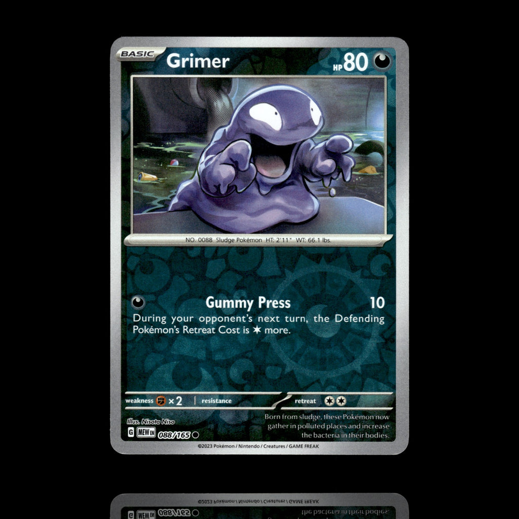 ▸ Grimer | SV: Scarlet & Violet 151 | Reverse Holo | 088/165 | NM