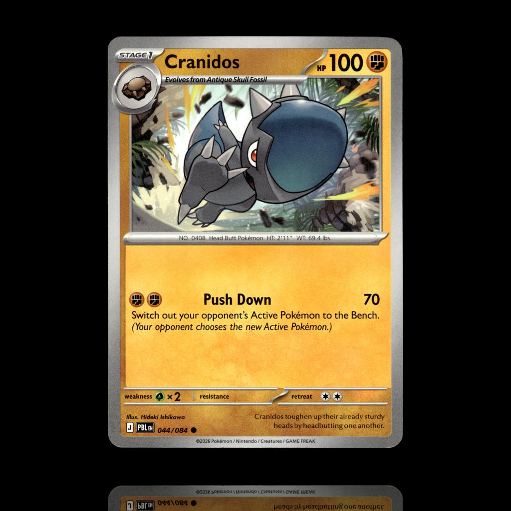 ▸ Cranidos | ME05: Pitch Black | Common | 044/084 | NM