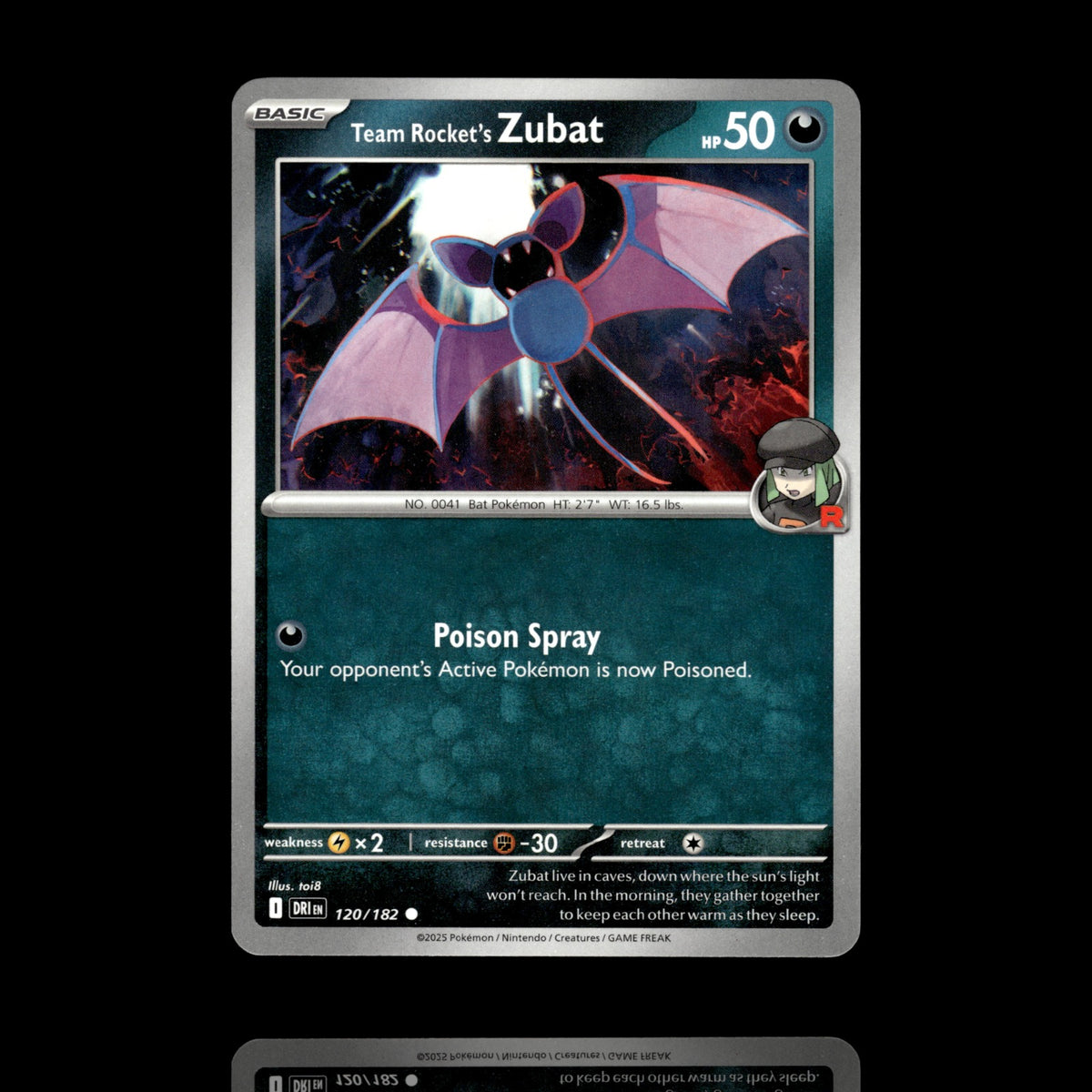 ▸ Team Rocket's Zubat | SV10: Destined Rivals | Common | 120/182 | NM