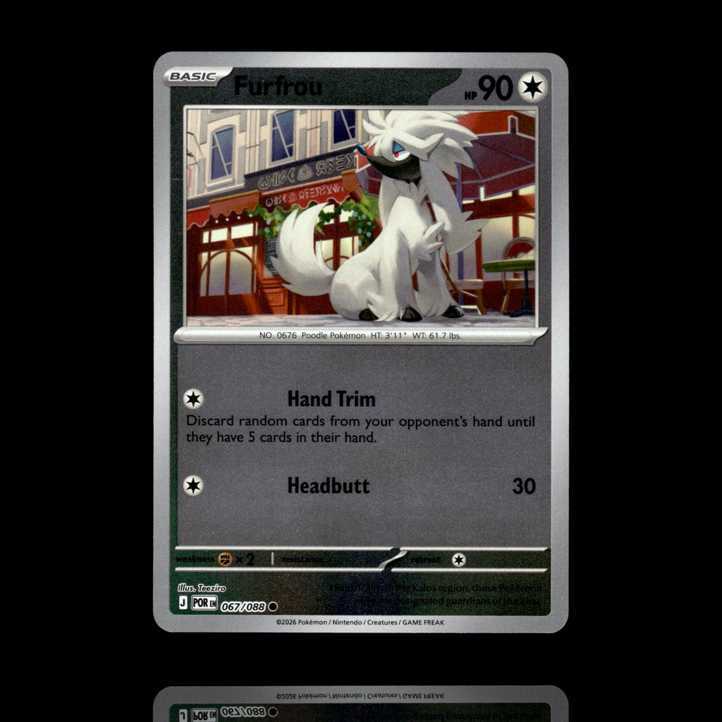 ▸ Furfrou | ME03: Perfect Order | Reverse Holo | 067/088 | NM