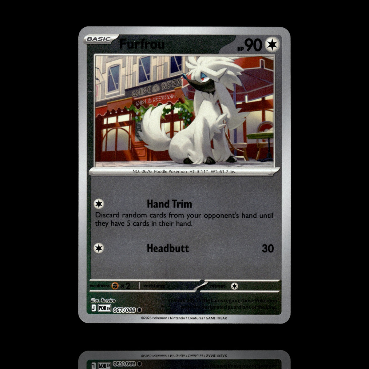 ▸ Furfrou | ME03: Perfect Order | Reverse Holo | 067/088 | NM