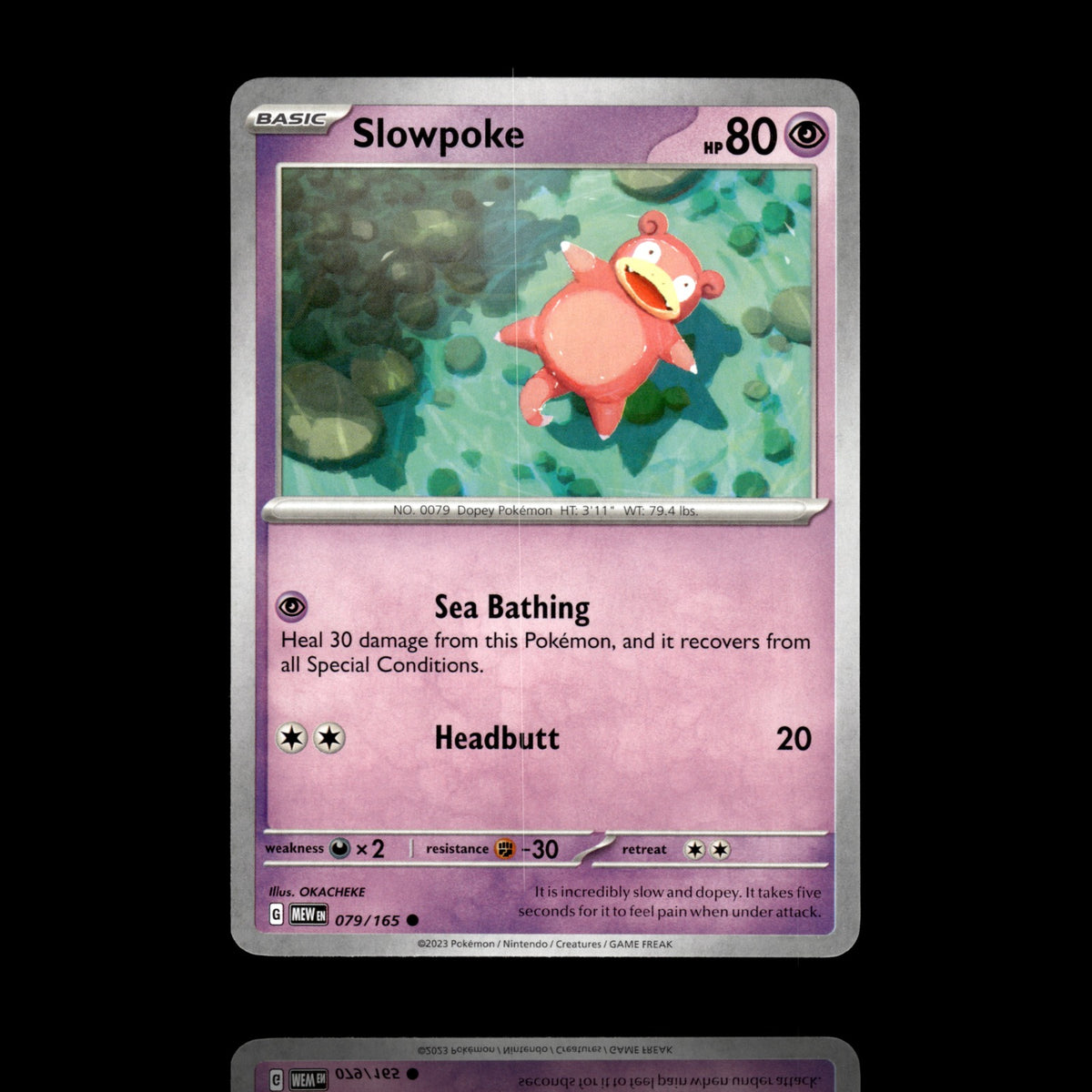 ▸ Slowpoke | SV: Scarlet & Violet 151 | Common | 079/165 | NM