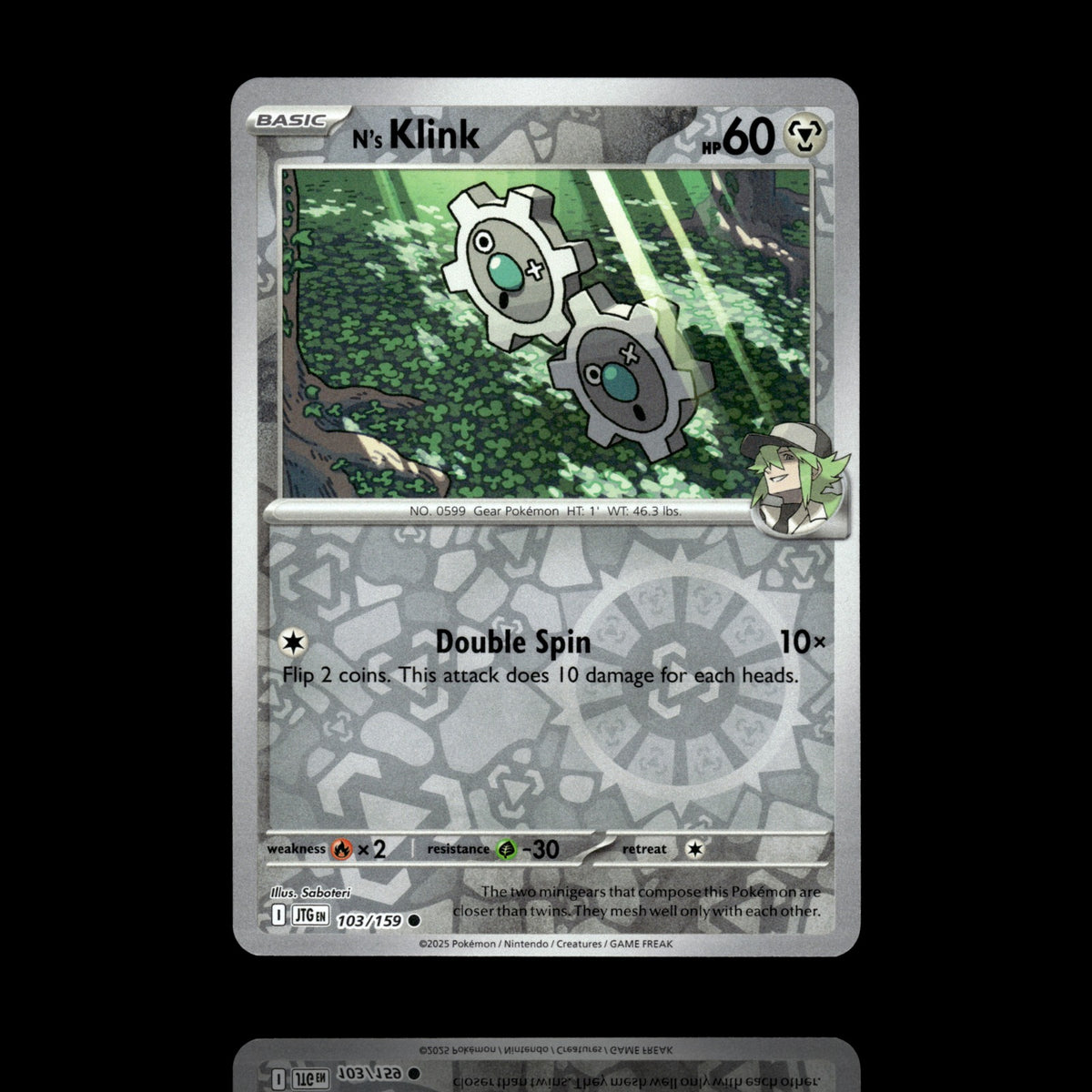 ▸ N's Klink | SV09: Journey Together | Reverse Holo | 103/159 | NM