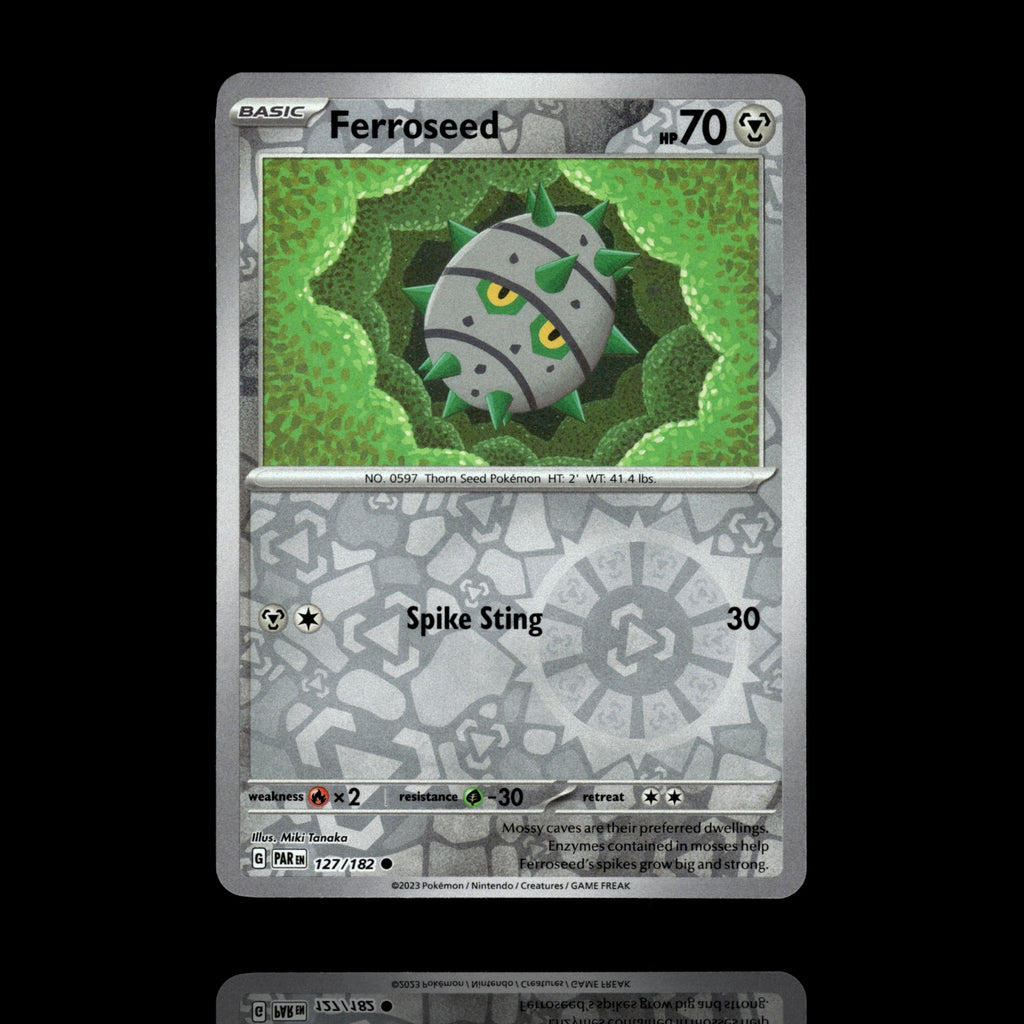 ▸ Ferroseed | SV04: Paradox Rift | Reverse Holo | 127/182 | NM