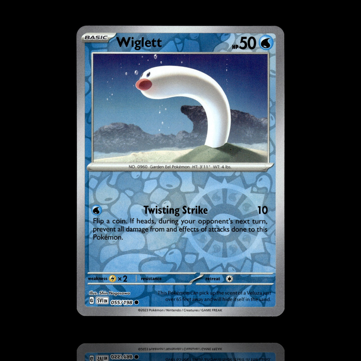 ▸ Wiglett | SV01: Scarlet & Violet Base Set | Reverse Holo | 055/198 | NM