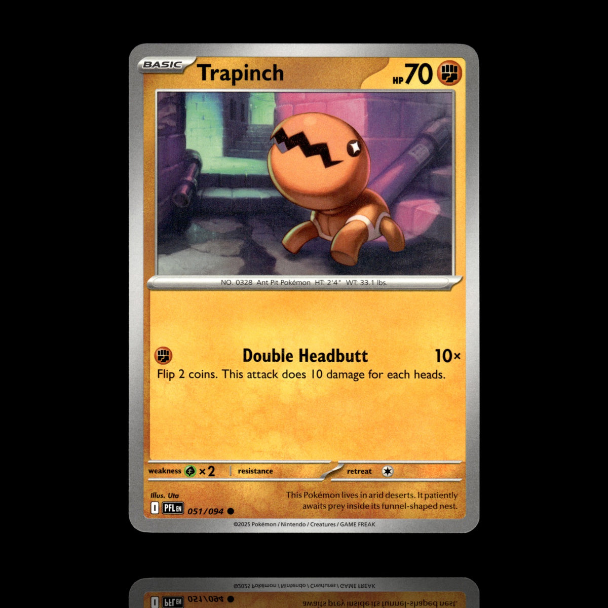 ▸ Trapinch | ME02: Phantasmal Flames | Common | 051/094 | NM