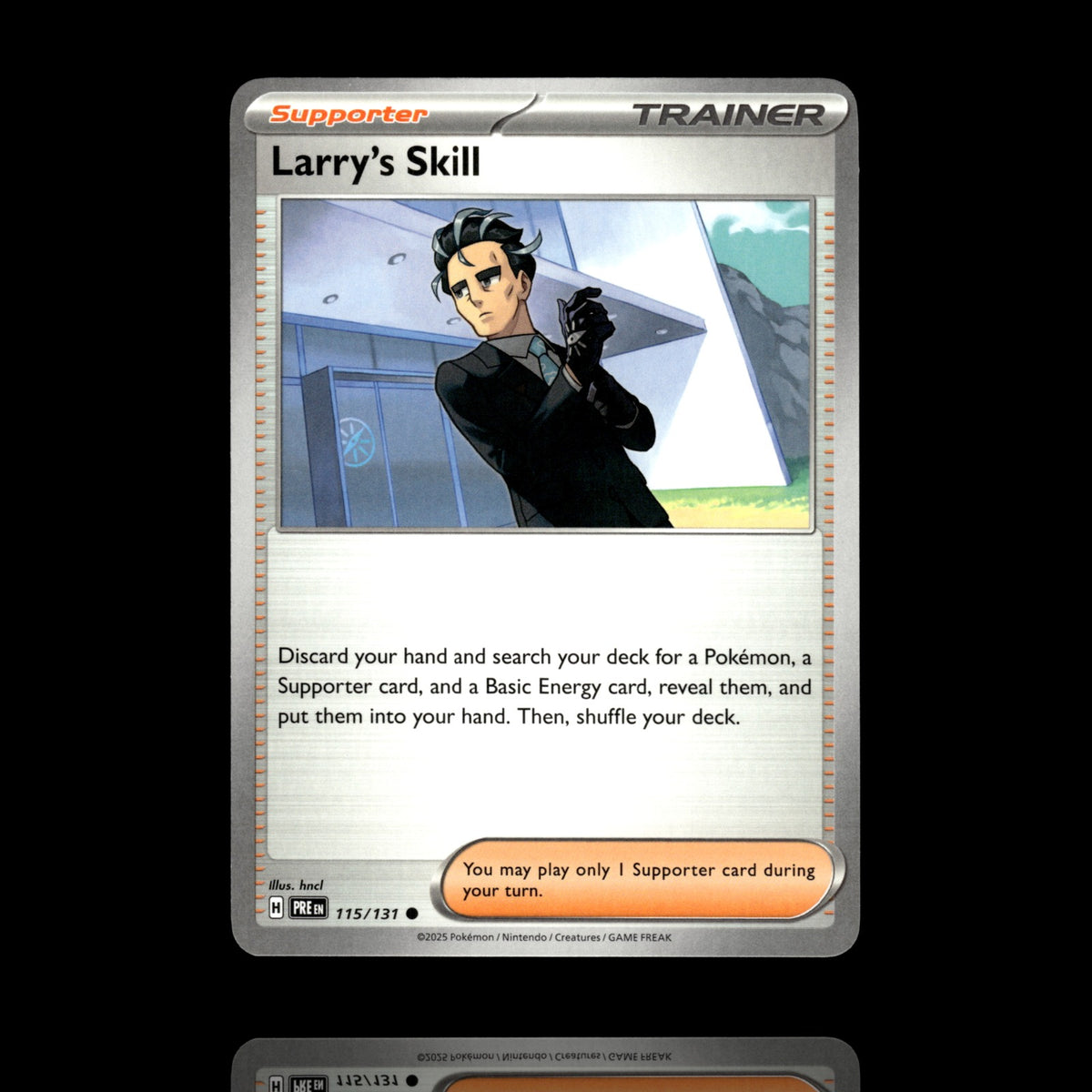 ▸ Larry's Skill | SV: Prismatic Evolutions | Common | 115/131 | NM