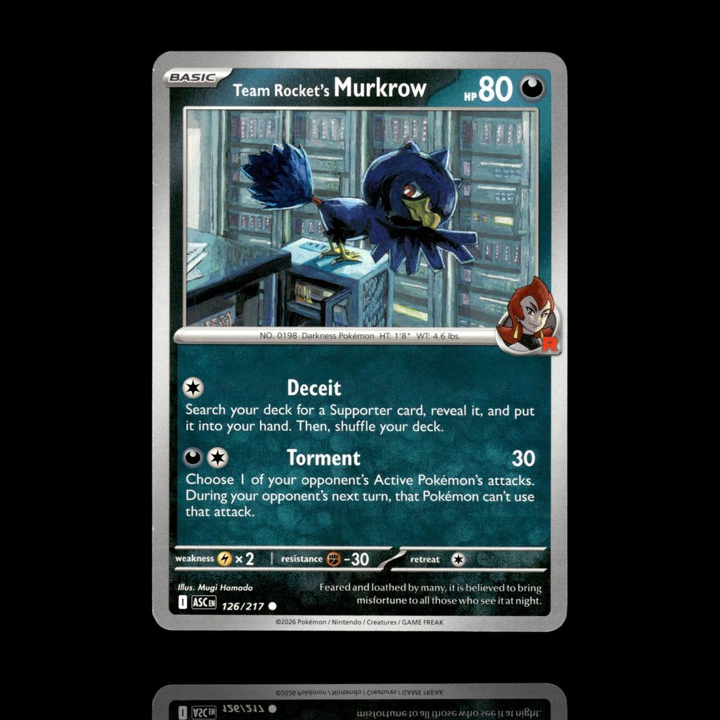 ▸ Team Rocket's Murkrow | ME: Ascended Heroes | Common | 126/217 | NM