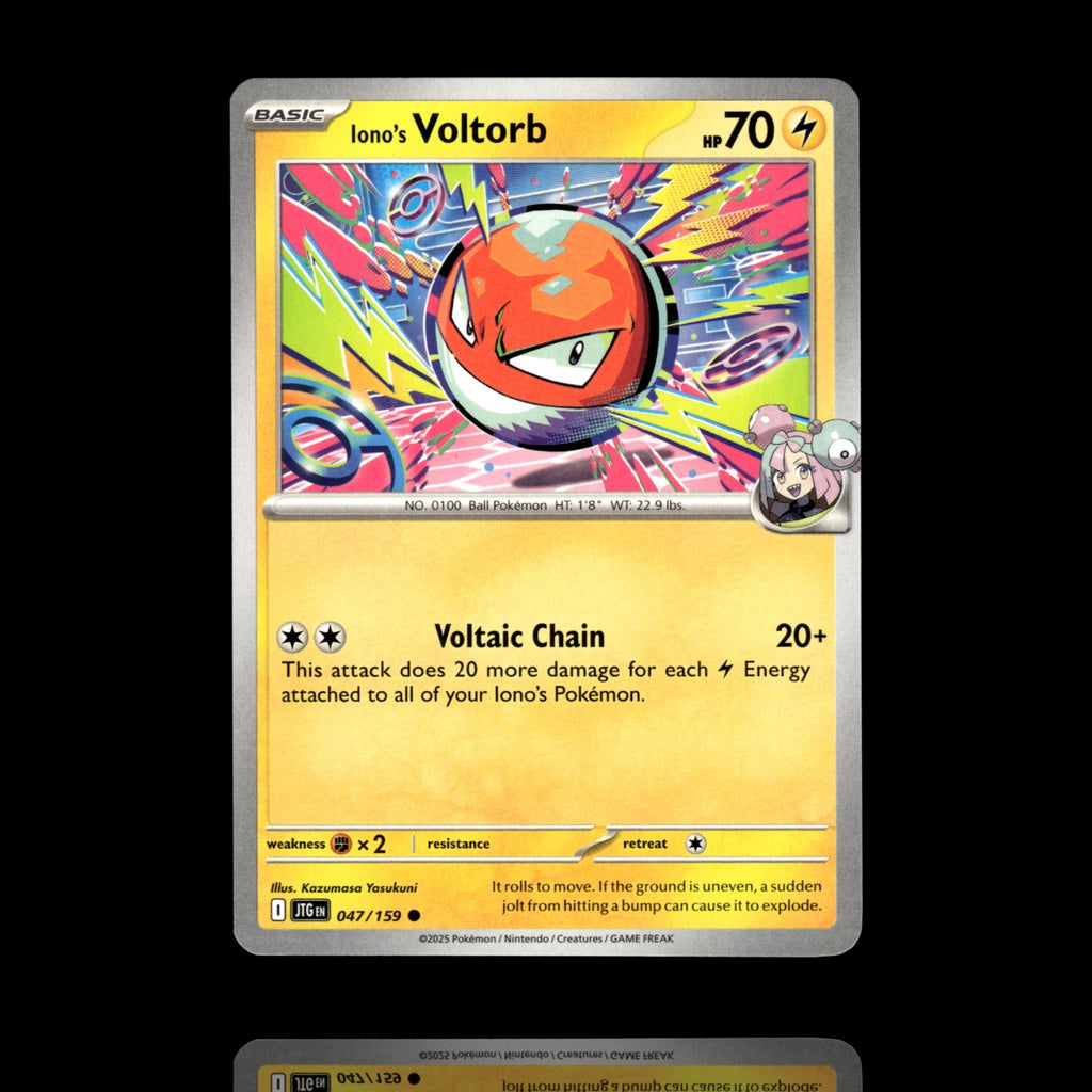 ▸ Iono's Voltorb | SV09: Journey Together | Common | 047/159 | NM