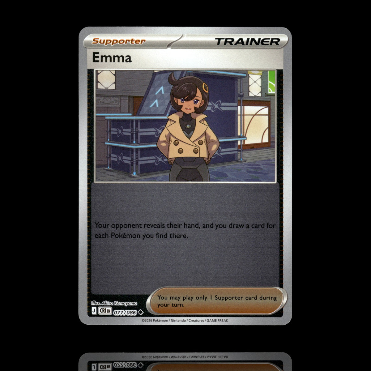 ▸ Emma | ME04: Chaos Rising | Reverse Holo | 077/086 | NM