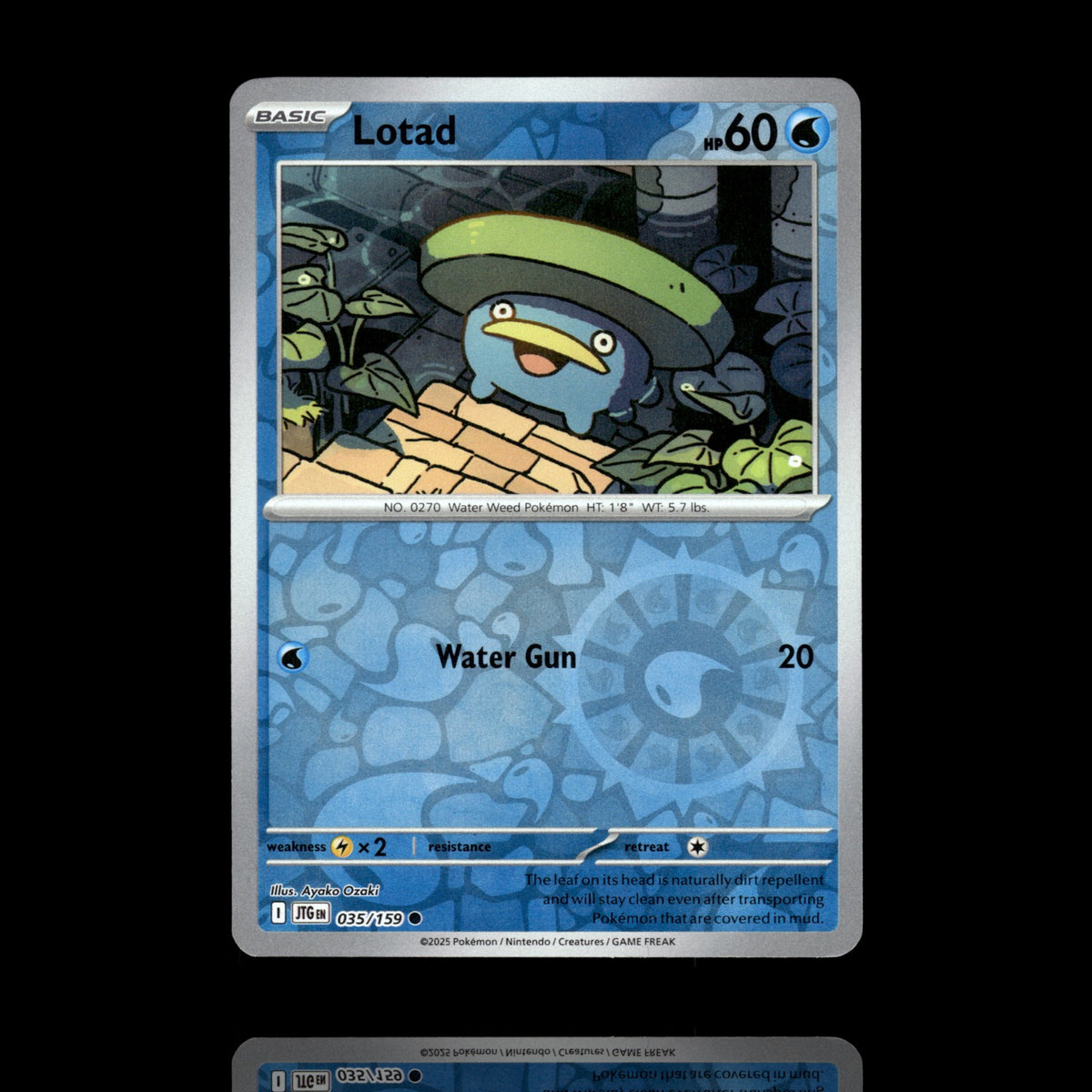 ▸ Lotad | SV09: Journey Together | Reverse Holo | 035/159 | NM