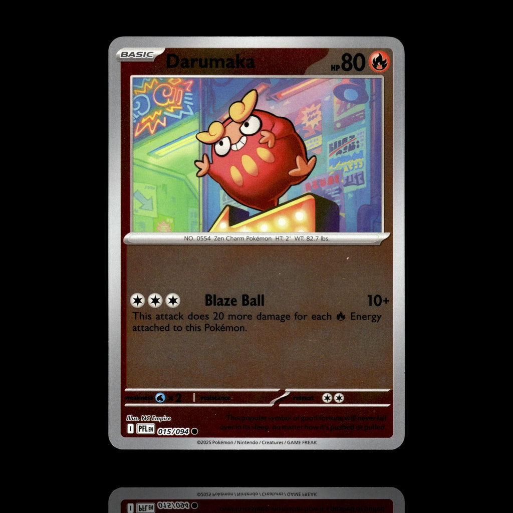▸ Darumaka | ME02: Phantasmal Flames | Reverse Holo | 015/094 | NM