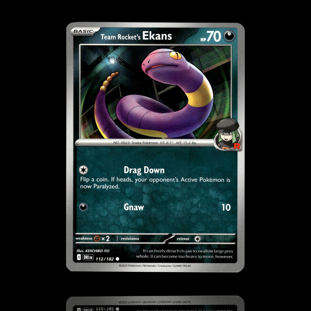 ▸ Team Rocket's Ekans | SV10: Destined Rivals | Common | 112/182 | NM