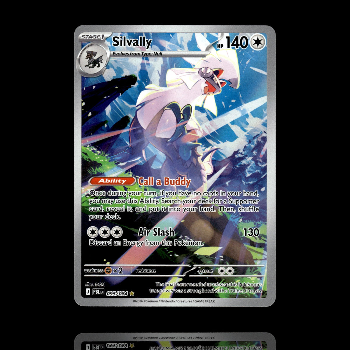 ▸ Silvally | ME05: Pitch Black | Illustration Rare | 095/084 | NM