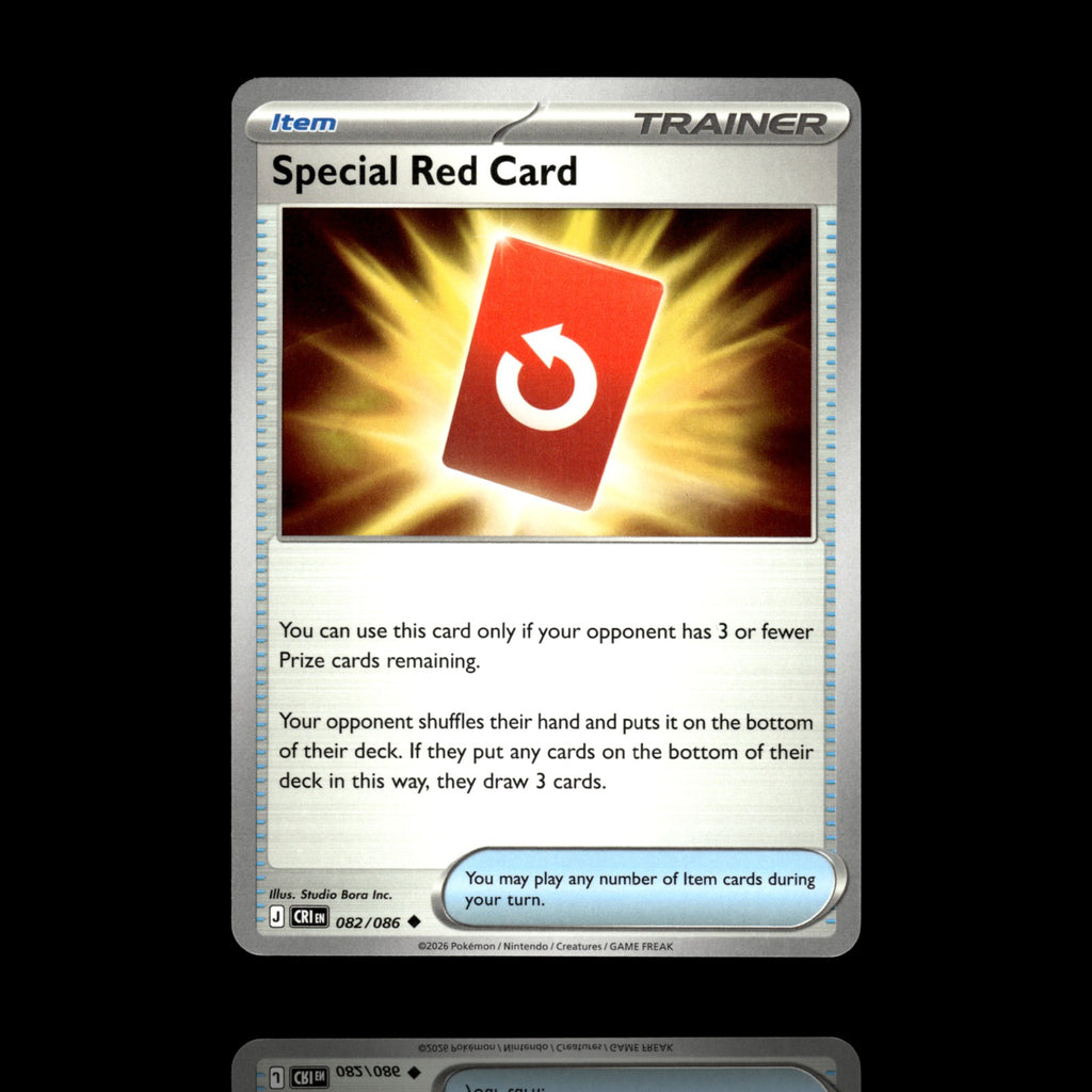 ▸ Special Red Card | ME04: Chaos Rising | Uncommon | 082/086 | NM