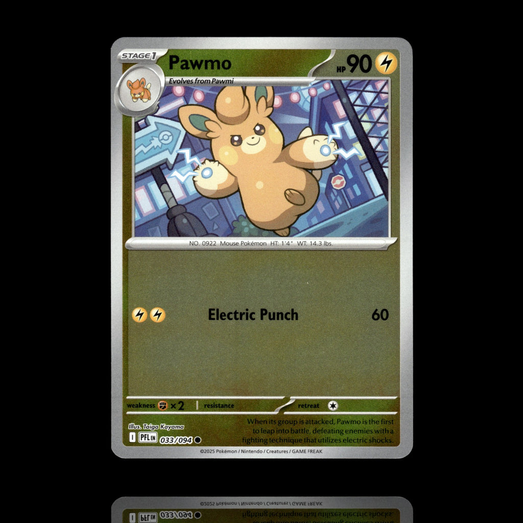 ▸ Pawmo | ME02: Phantasmal Flames | Reverse Holo | 033/094 | NM