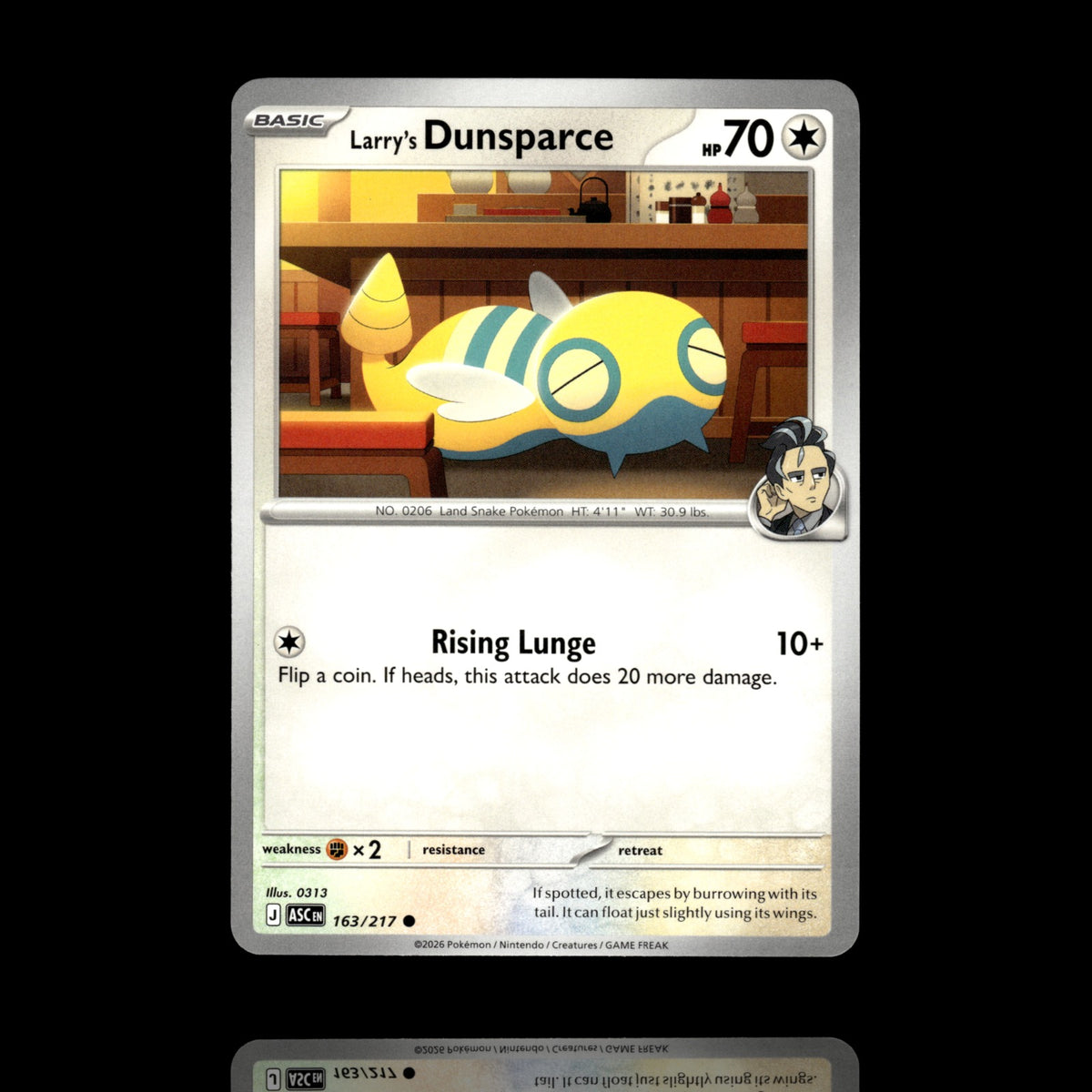▸ Larry's Dunsparce | ME: Ascended Heroes | Common | 163/217 | NM