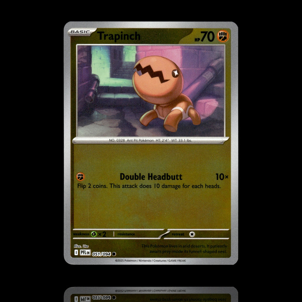 ▸ Trapinch | ME02: Phantasmal Flames | Reverse Holo | 051/094 | NM