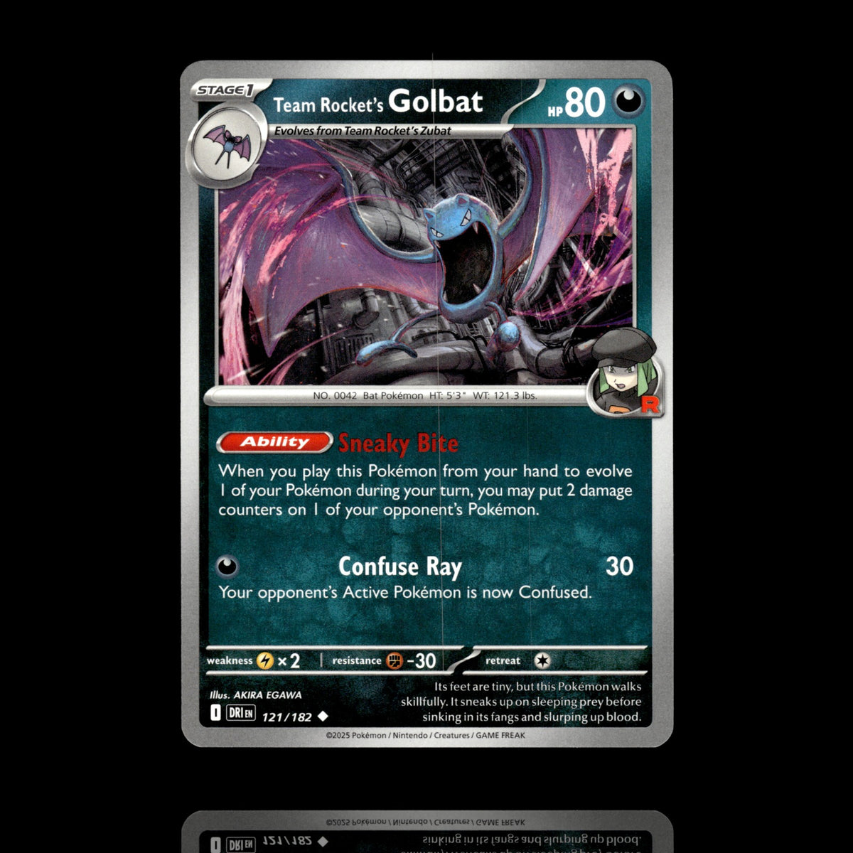 ▸ Team Rocket's Golbat | SV10: Destined Rivals | Uncommon | 121/182 | NM