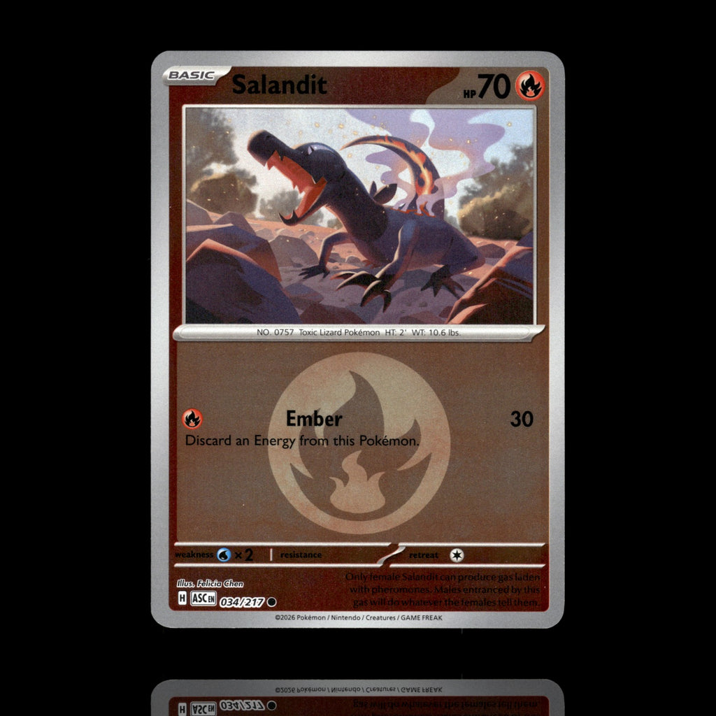 ▸ Salandit | ME: Ascended Heroes | Energy Reverse Holo | 034/217 | NM