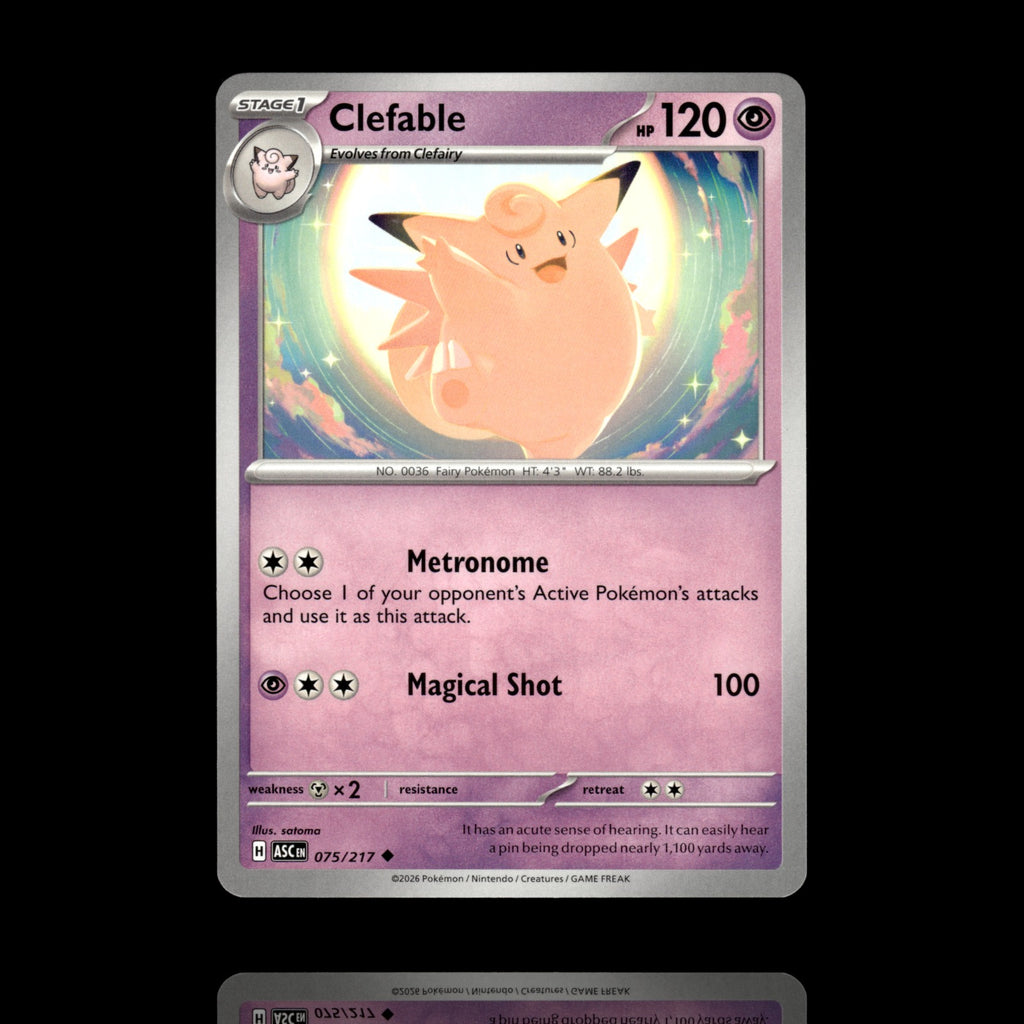 ▸ Clefable | ME: Ascended Heroes | Uncommon | 075/217 | NM