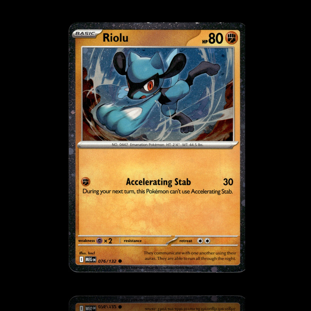 ▸ Riolu Cosmos Holo | Miscellaneous Cards & Products | Common | 076/132 | NM