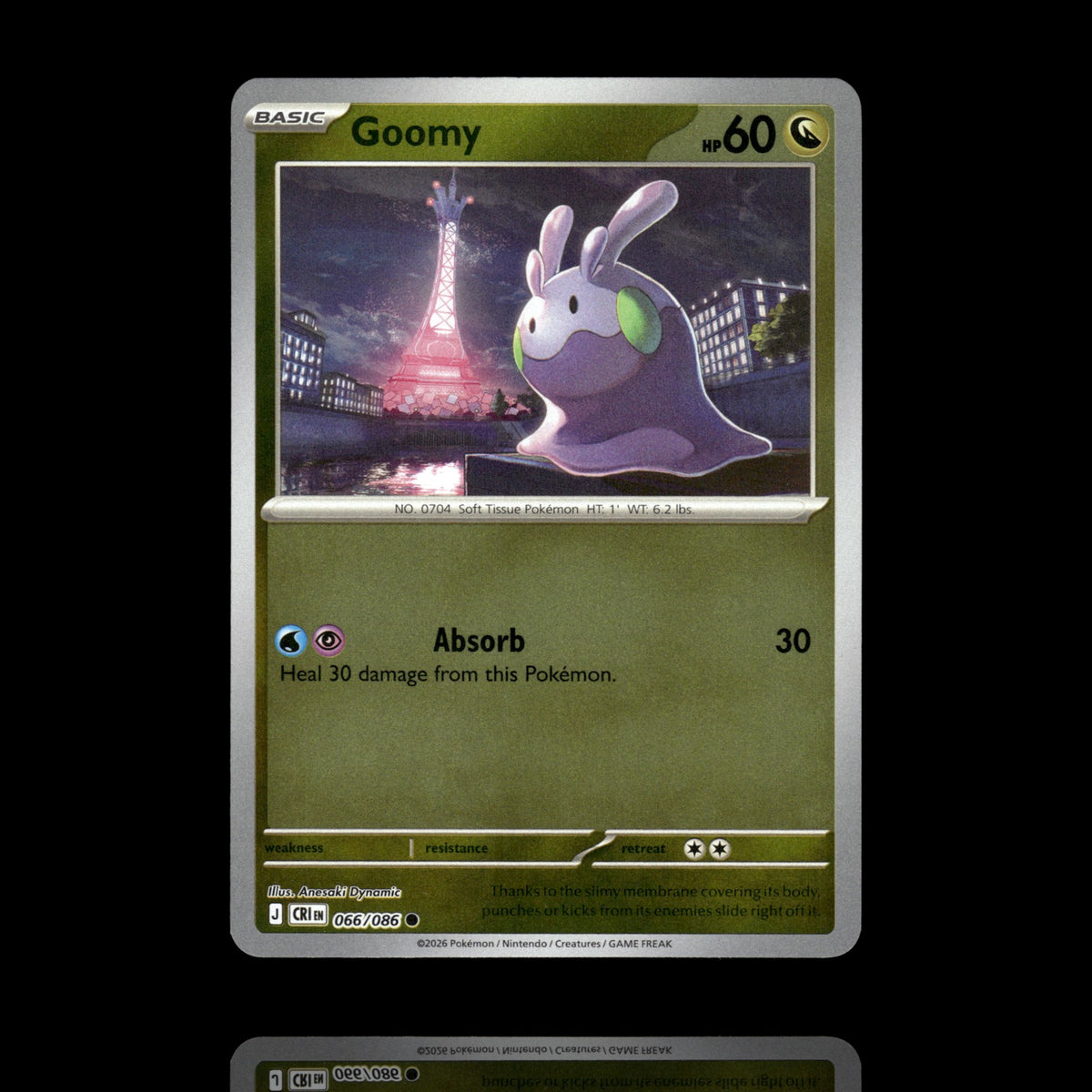 ▸ Goomy | ME04: Chaos Rising | Reverse Holo | 066/086 | NM