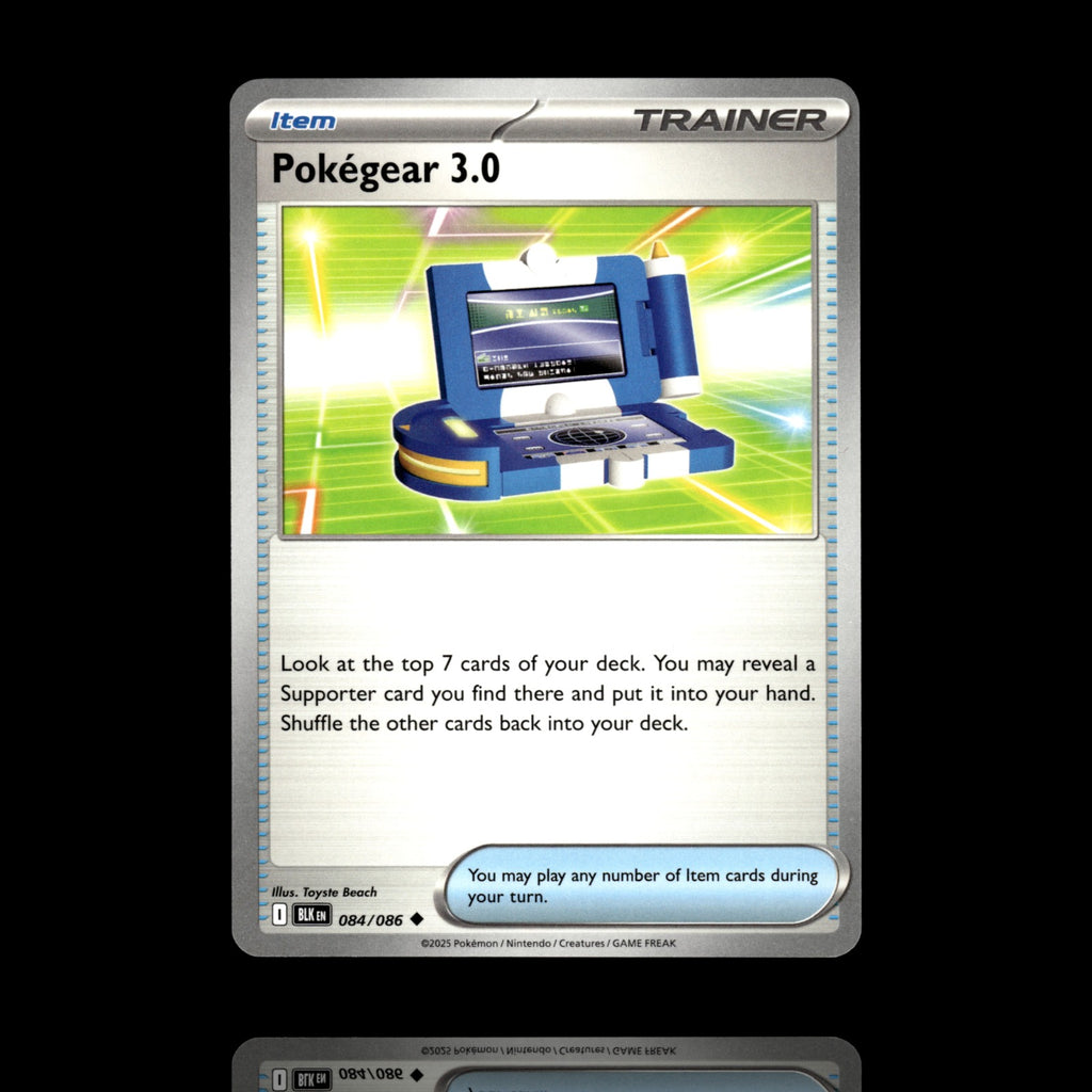 ▸ Pokegear 3.0 | SV: Black Bolt | Uncommon | 084/086 | NM