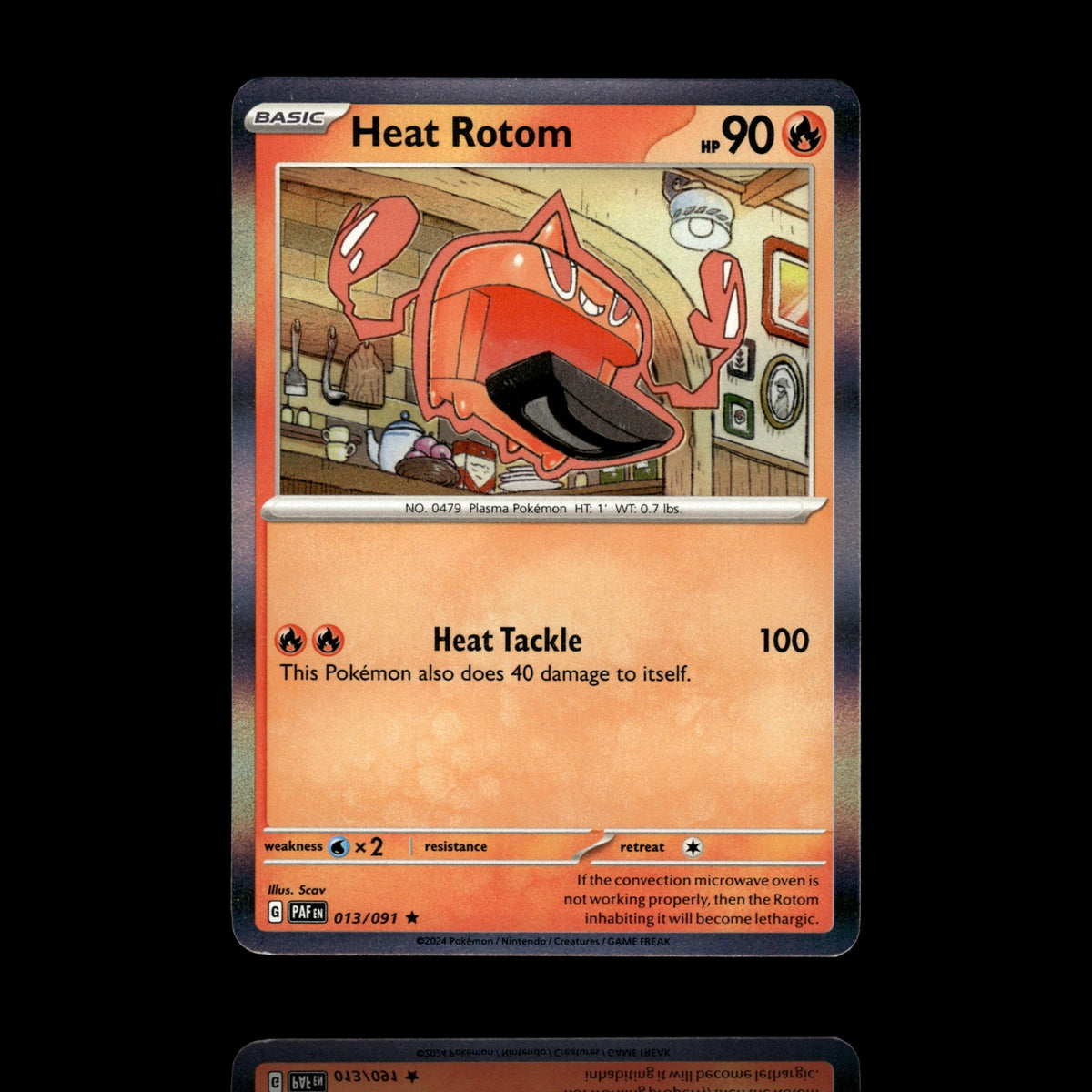 ▸ Heat Rotom | SV: Paldean Fates | Rare | 013/091 | NM