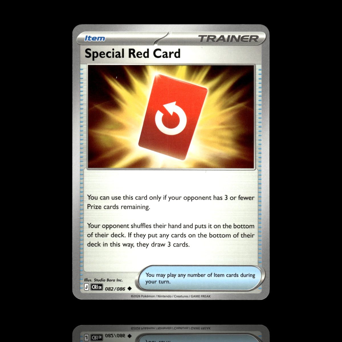 ▸ Special Red Card | ME04: Chaos Rising | Uncommon | 082/086 | NM