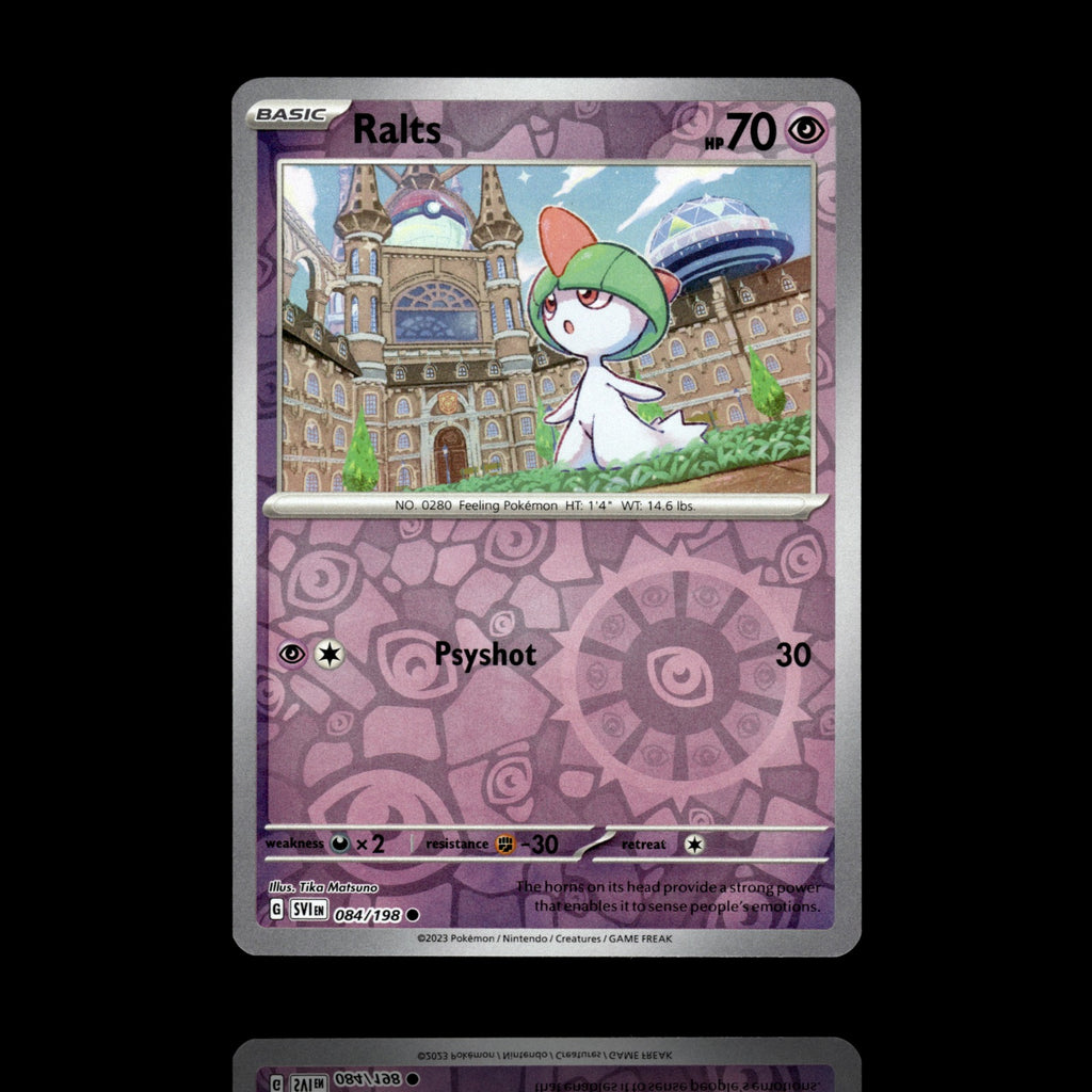 ▸ Ralts | SV01: Scarlet & Violet Base Set | Reverse Holo | 084/198 | NM