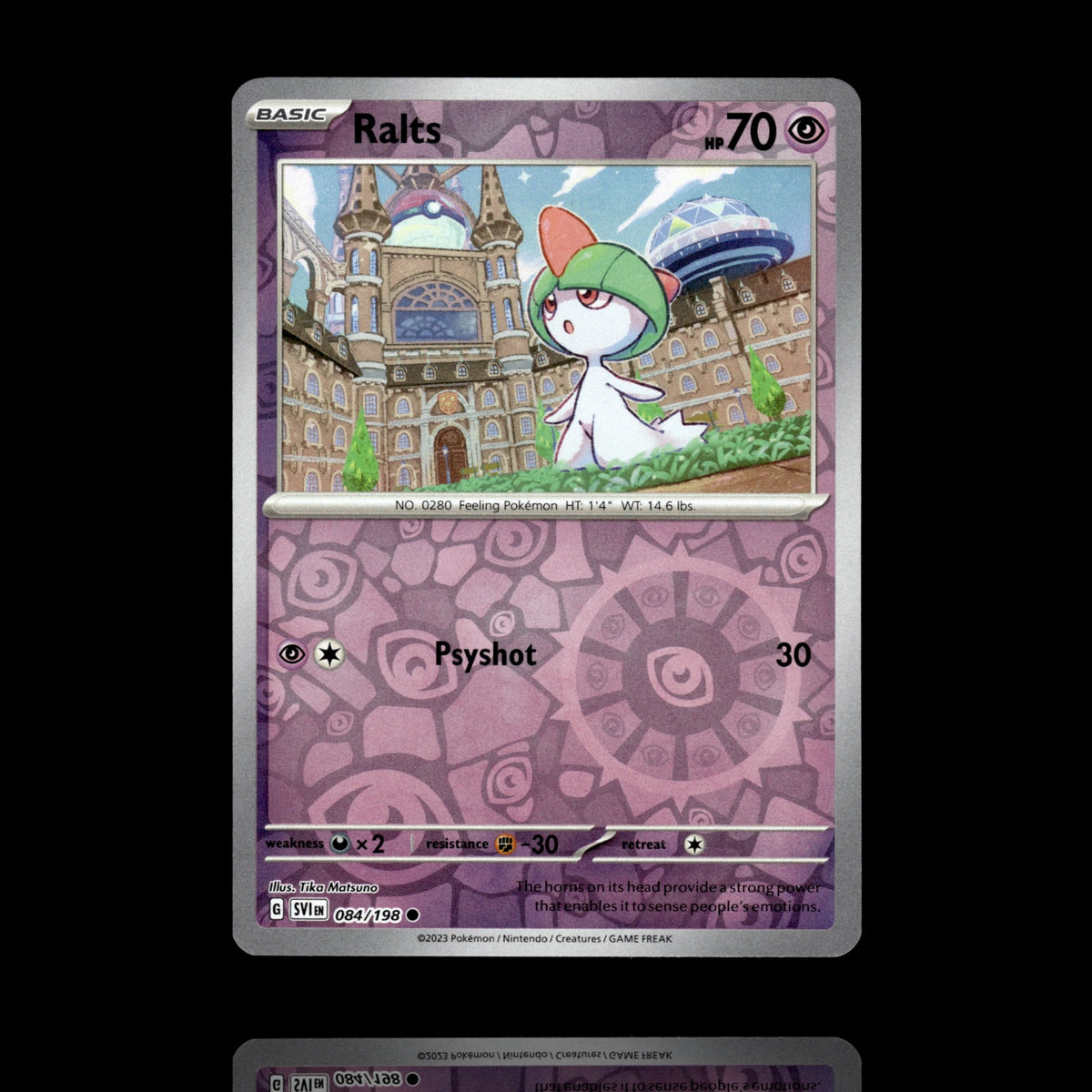 ▸ Ralts | SV01: Scarlet & Violet Base Set | Reverse Holo | 084/198 | NM