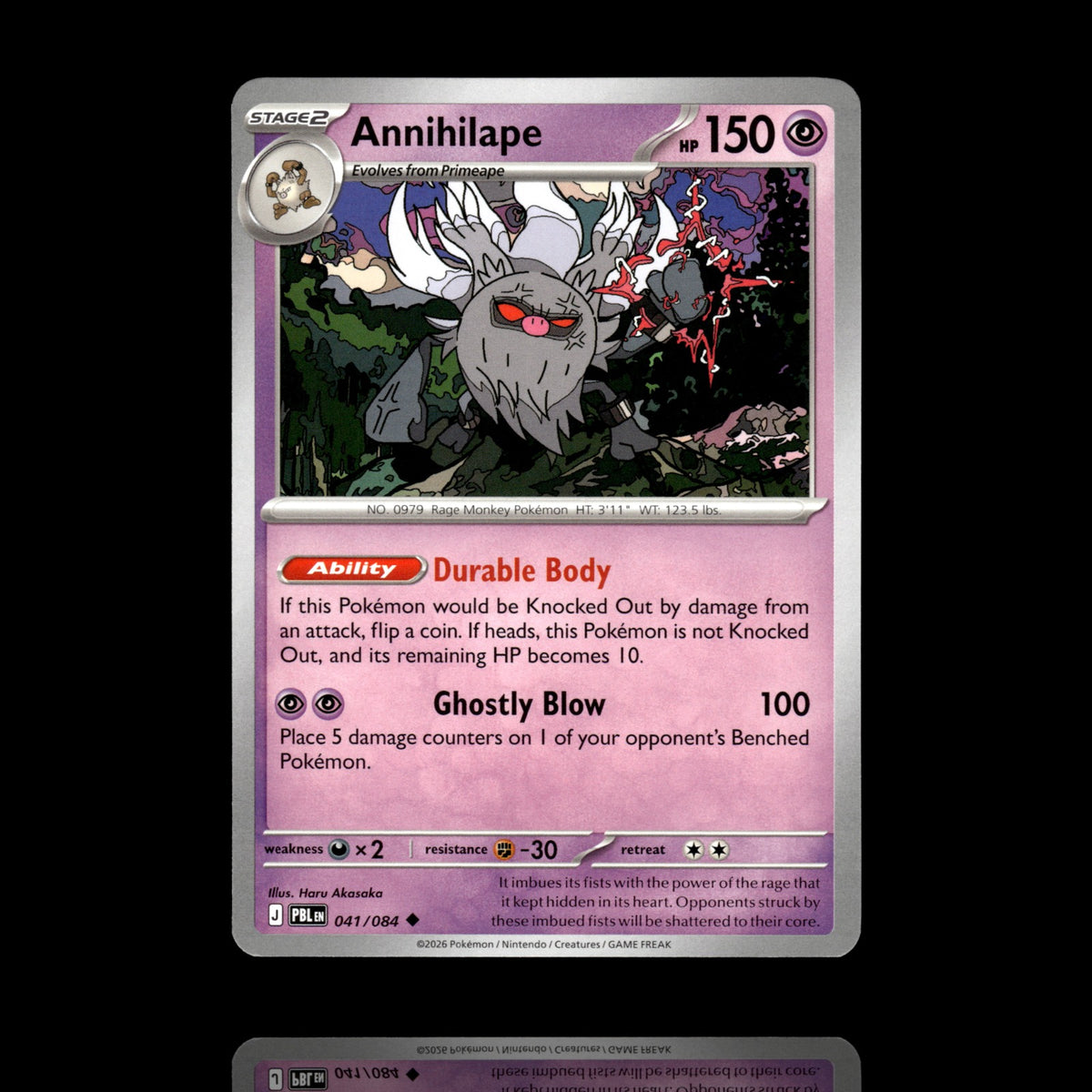 ▸ Annihilape | ME05: Pitch Black | Uncommon | 041/084 | NM
