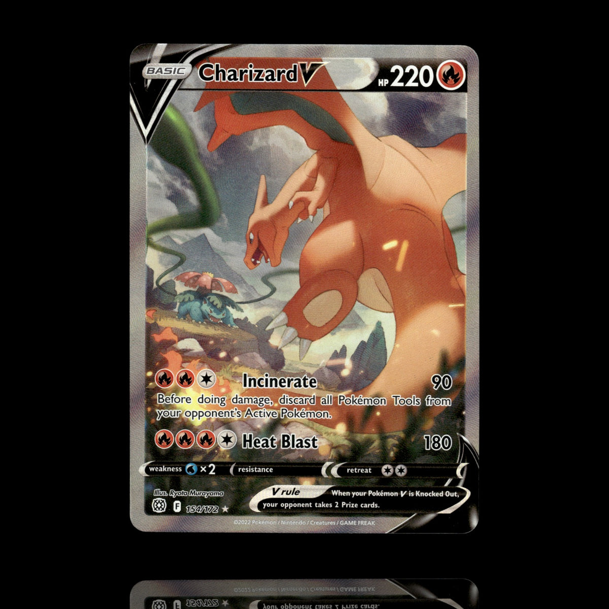 ▸ Charizard V Alternate Full Art | Brilliant Stars | Ultra Rare | 154/172 | NM