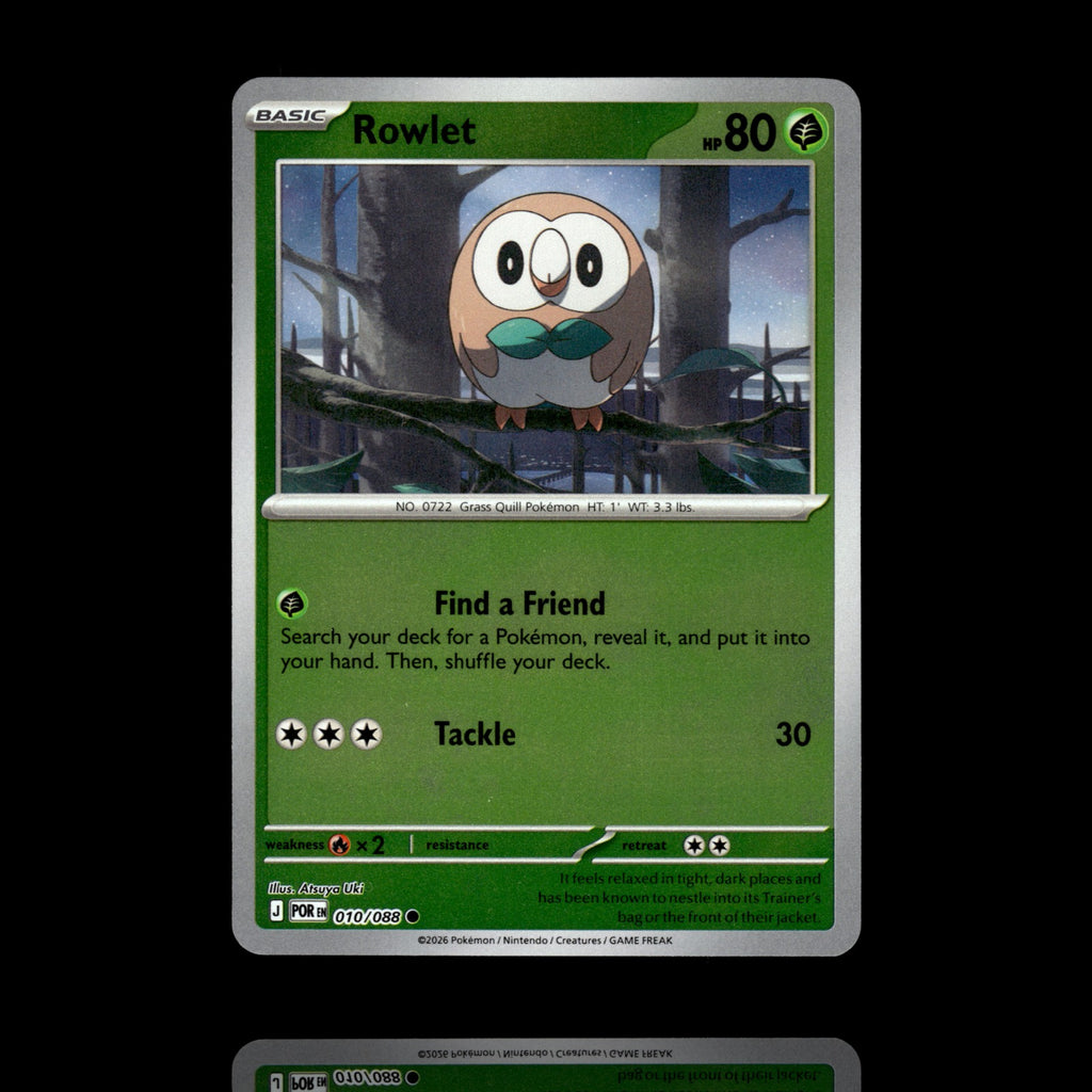 ▸ Rowlet | ME03: Perfect Order | Reverse Holo | 010/088 | NM