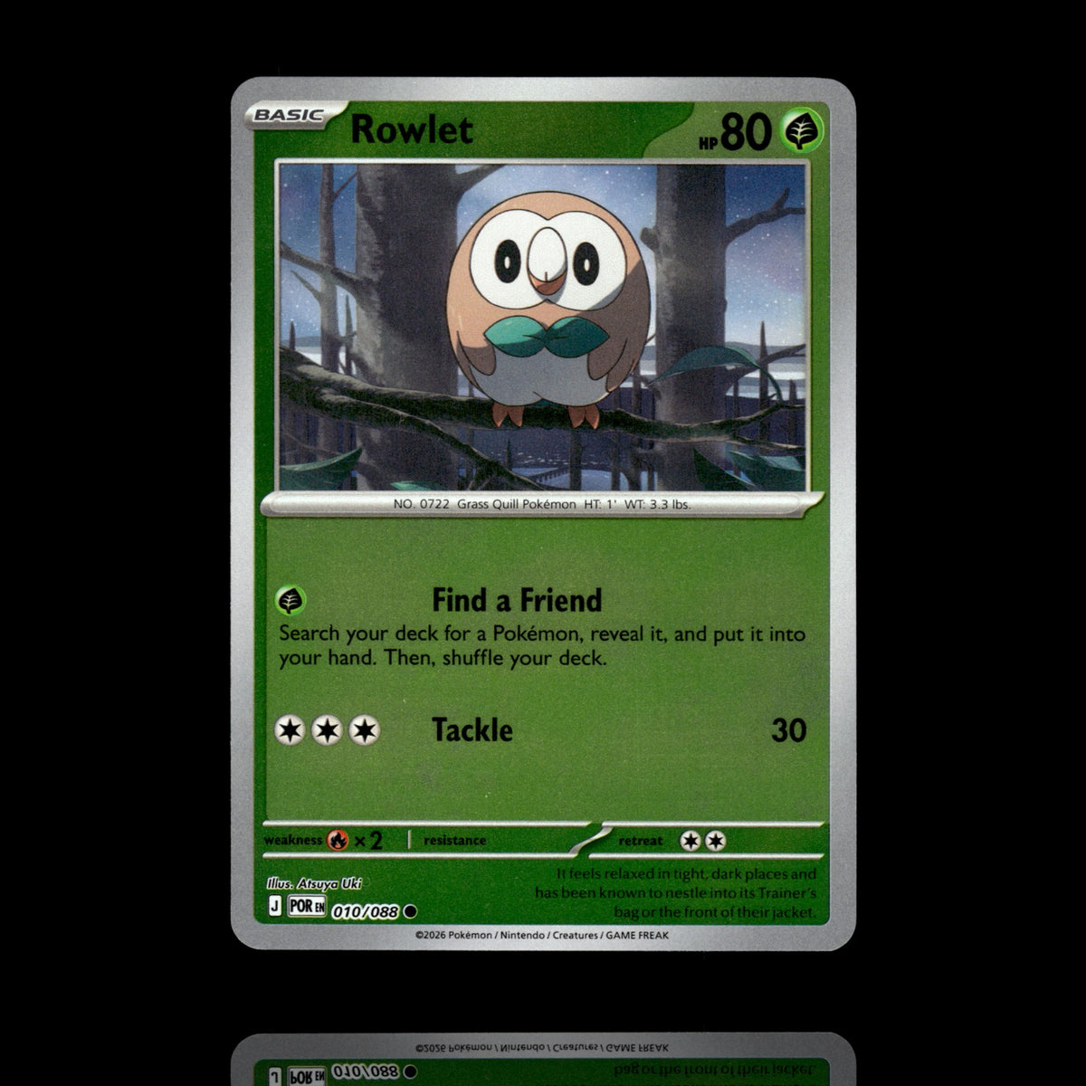 ▸ Rowlet | ME03: Perfect Order | Reverse Holo | 010/088 | NM