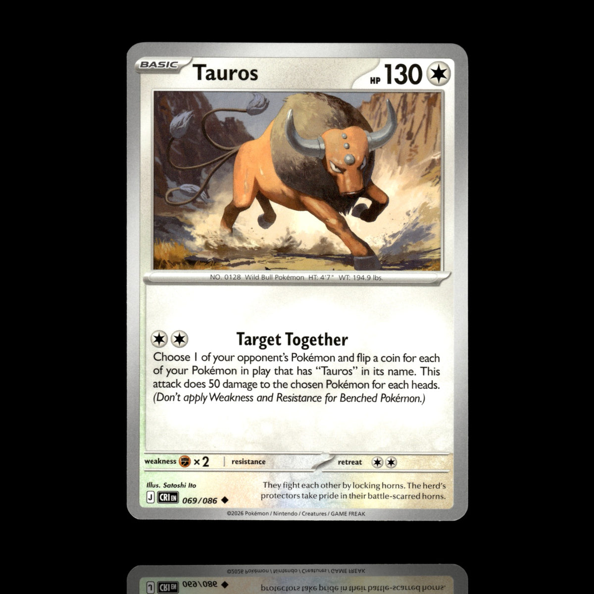 ▸ Tauros | ME04: Chaos Rising | Uncommon | 069/086 | NM
