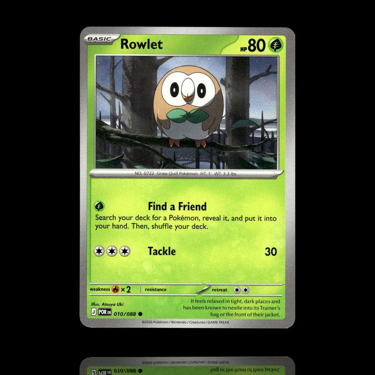 ▸ Rowlet | ME03: Perfect Order | Common | 010/088 | NM