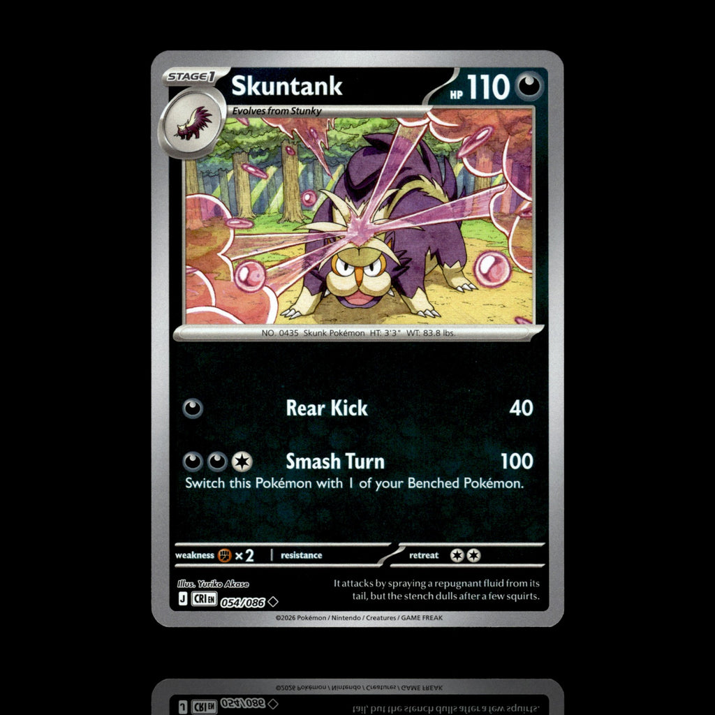 ▸ Skuntank | ME04: Chaos Rising | Reverse Holo | 054/086 | NM
