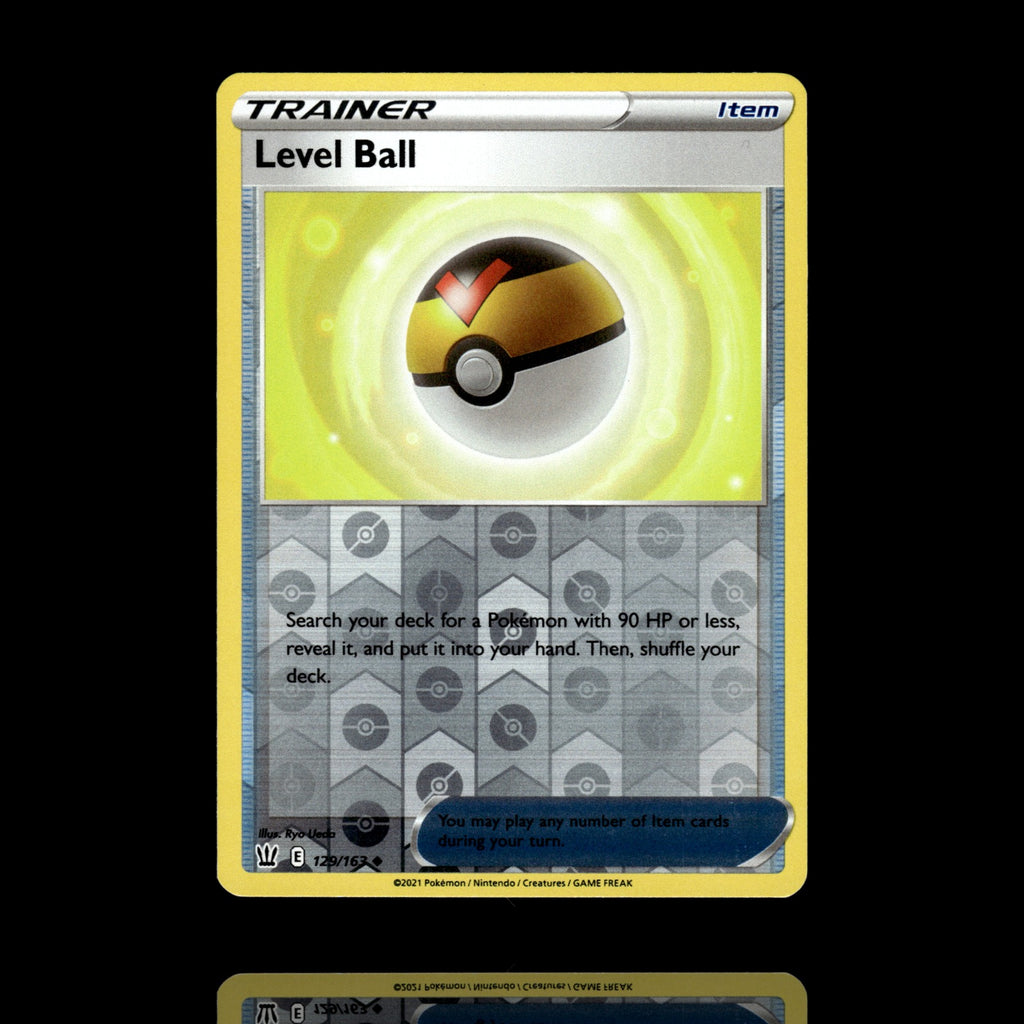 ▸ Level Ball | SWSH05: Battle Styles | Reverse Holo | 129/163 | NM