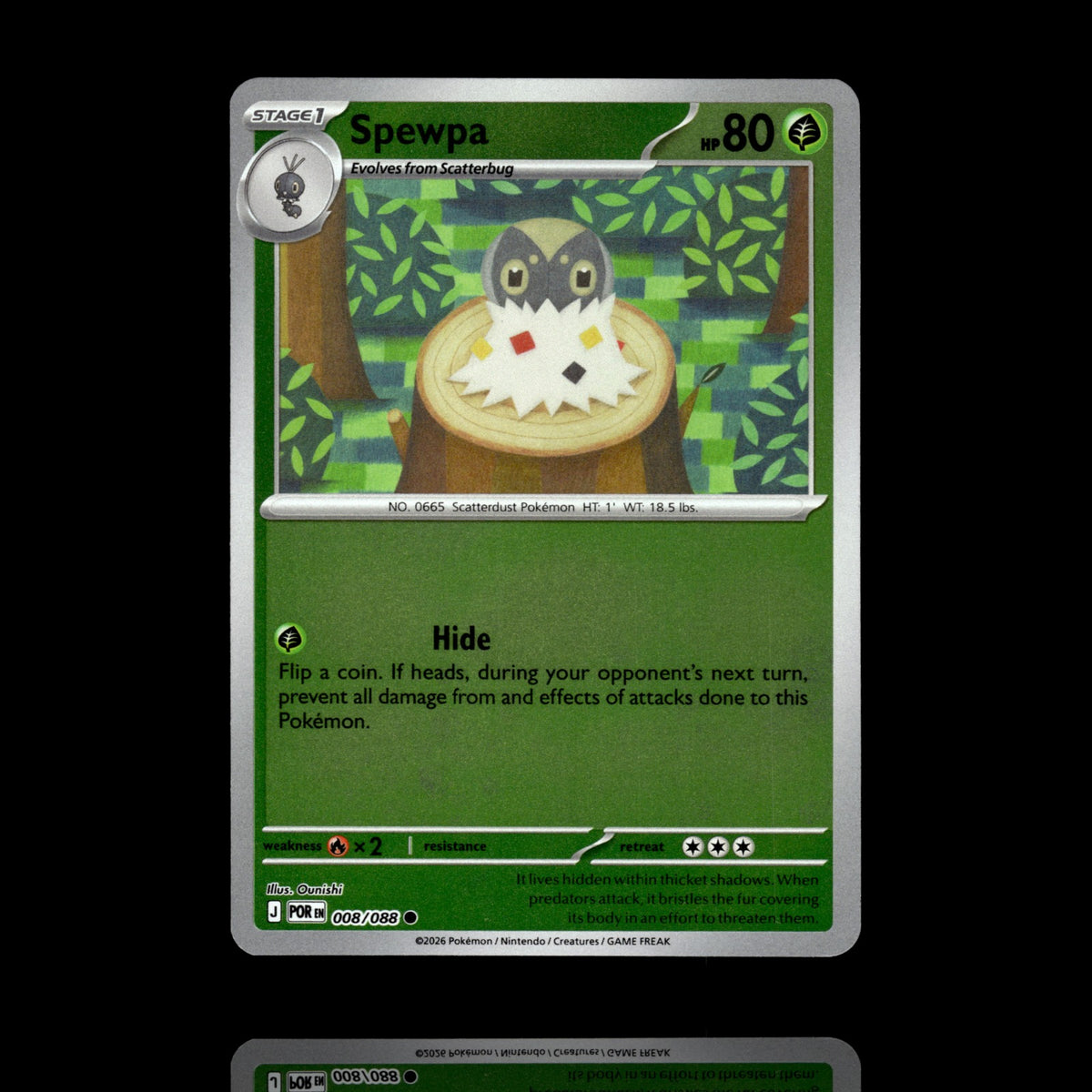 ▸ Spewpa | ME03: Perfect Order | Reverse Holo | 008/088 | NM