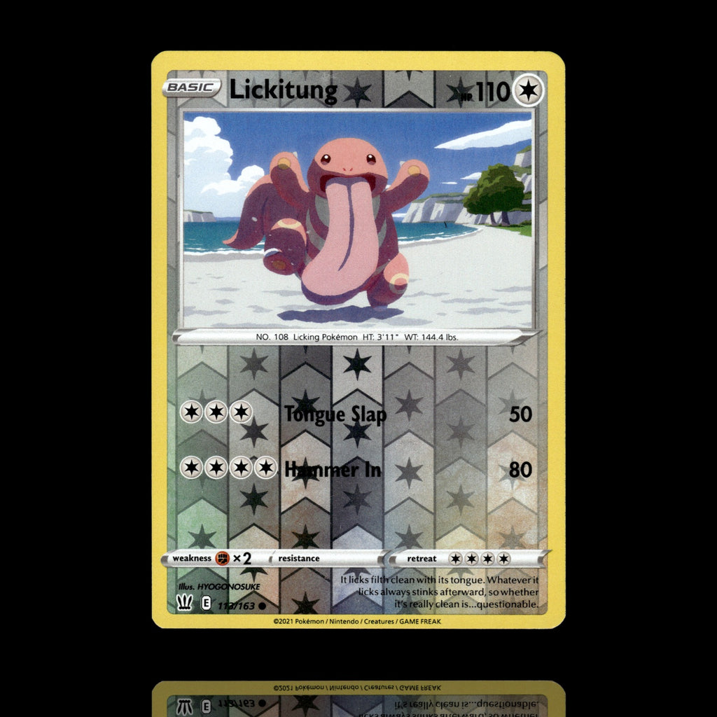 ▸ Lickitung | SWSH05: Battle Styles | Reverse Holo | 113/163 | NM