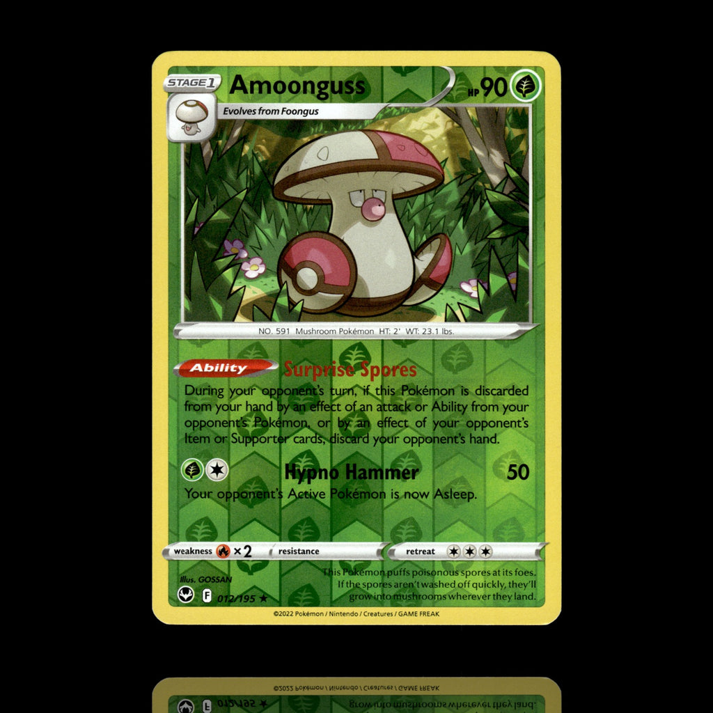 ▸ Amoonguss | SWSH12: Silver Tempest | Reverse Holo | 012/195 | NM