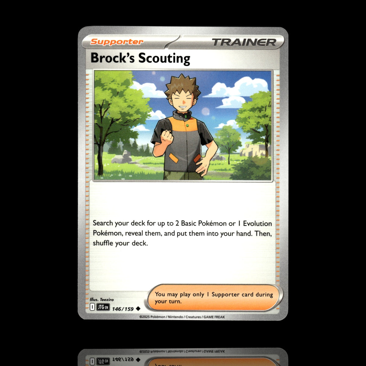 ▸ Brock's Scouting | SV09: Journey Together | Uncommon | 146/159 | NM